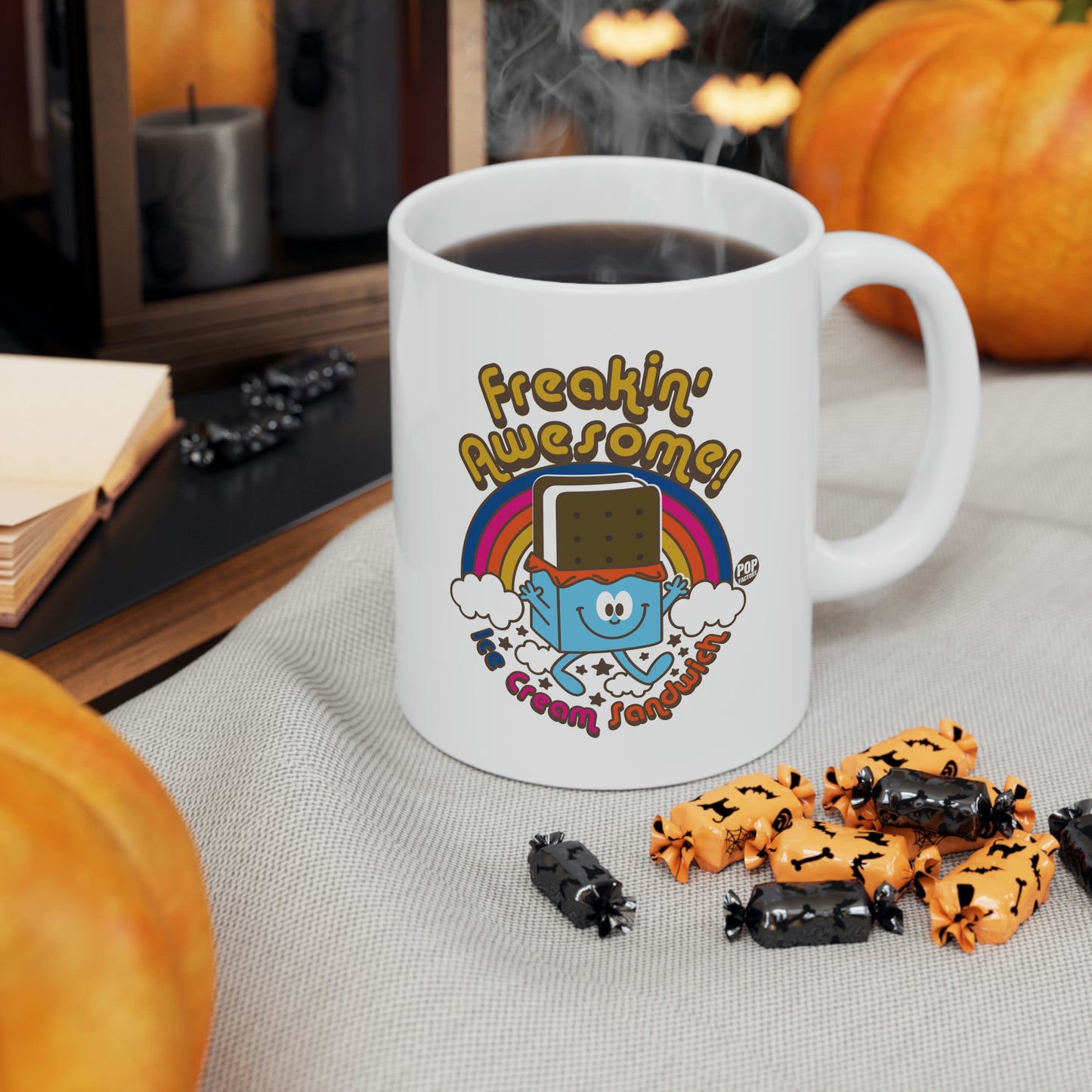 FUNSHINE-FREAKIN' AWESOME! ICE CREAM SANDWICH COFFEE MUG