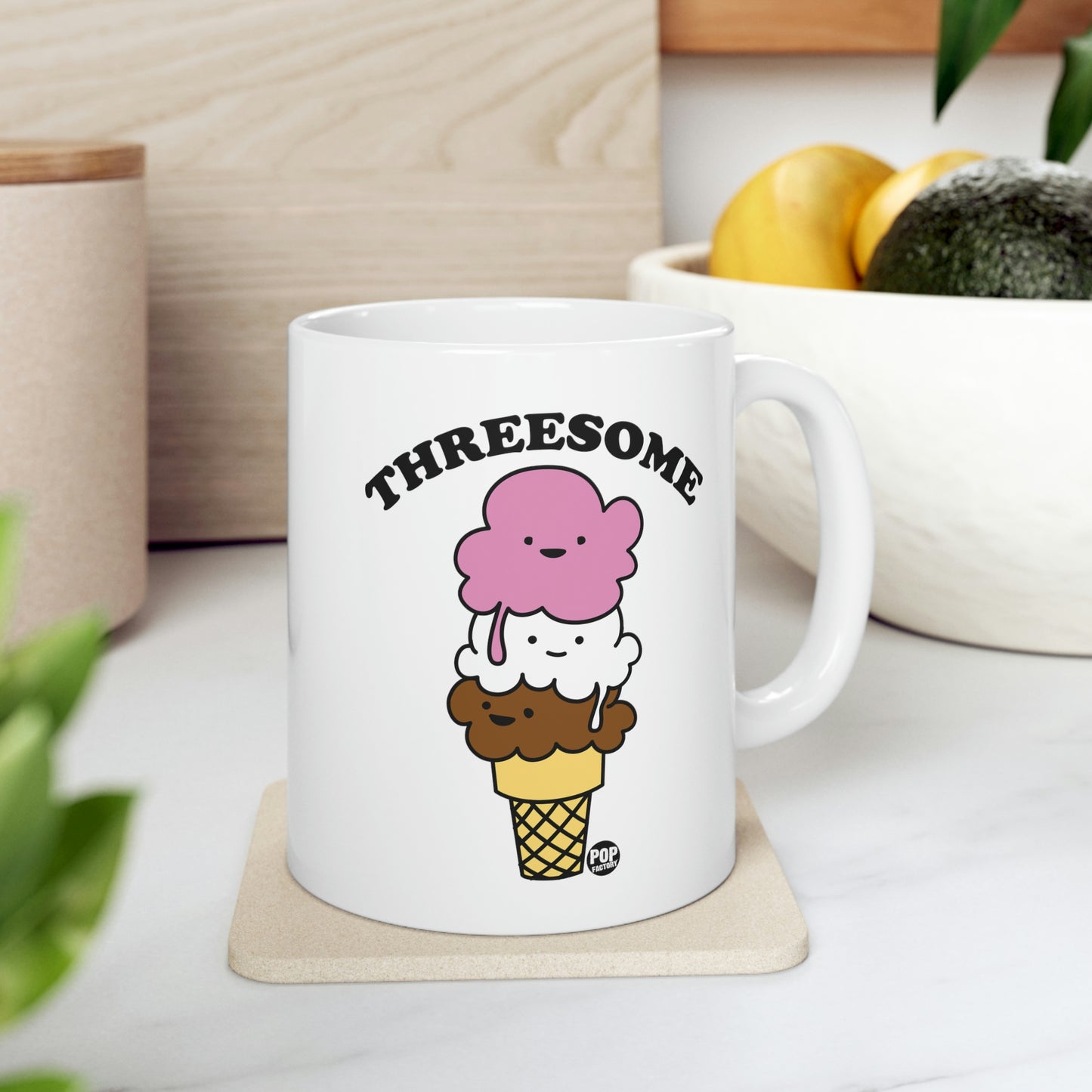 Threesome Icecream Mug