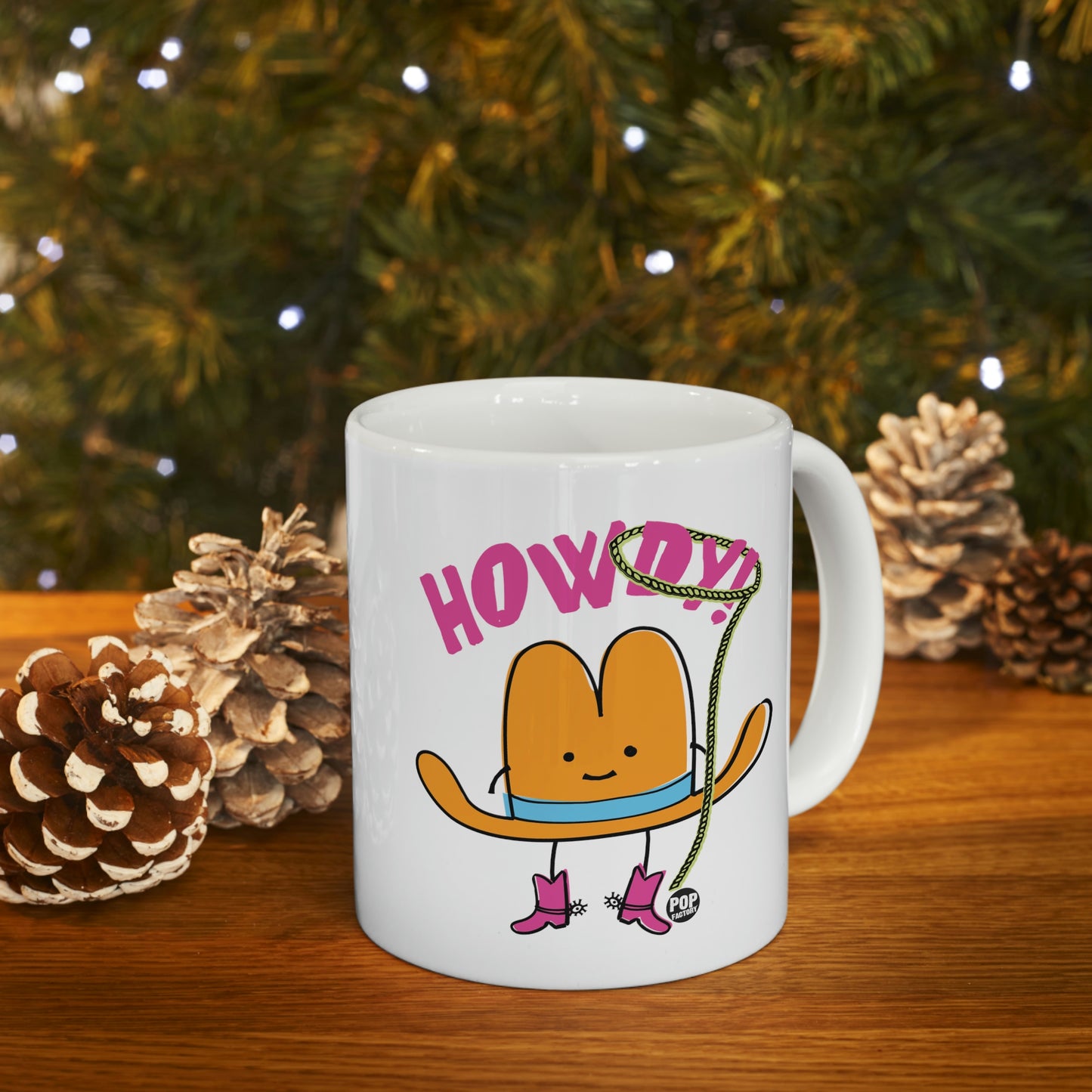 HOWDY HAT COFFEE MUG