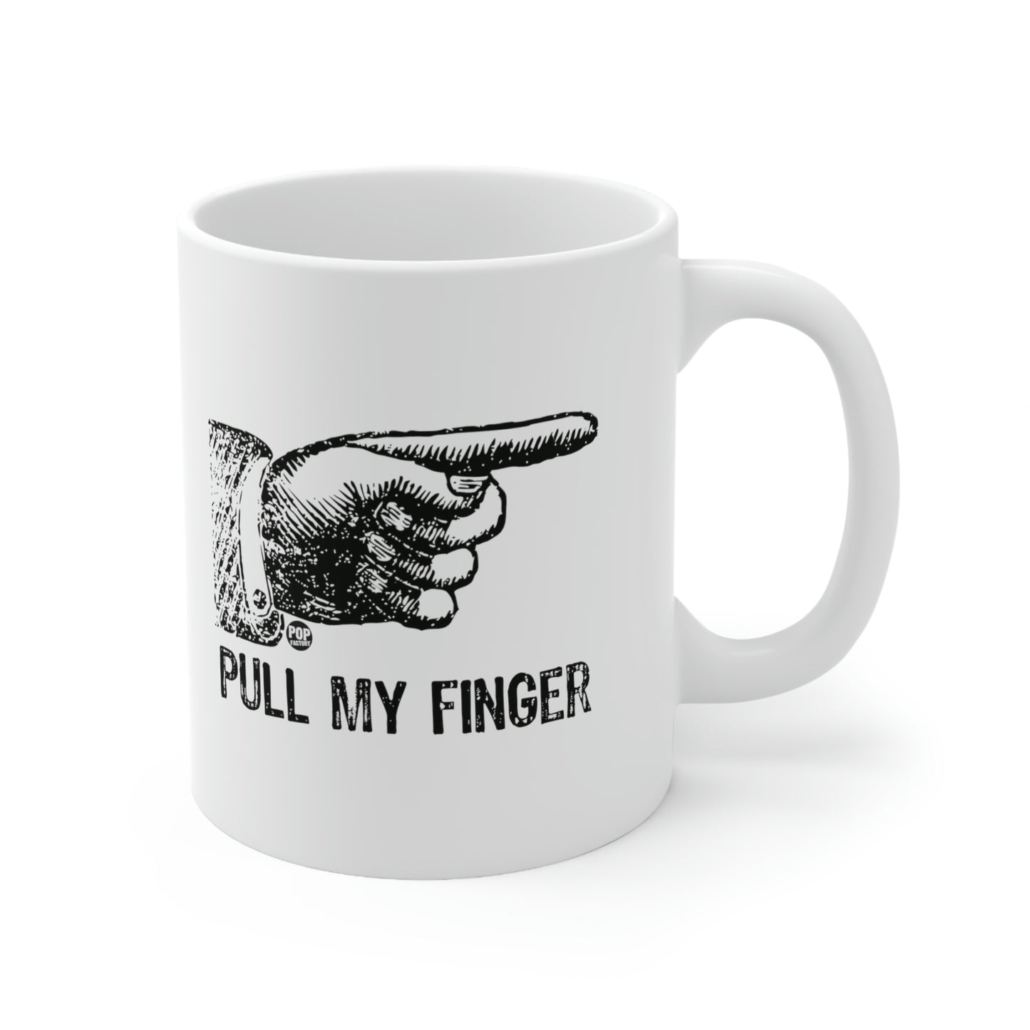 PULL MY FINGER COFFEE MUG