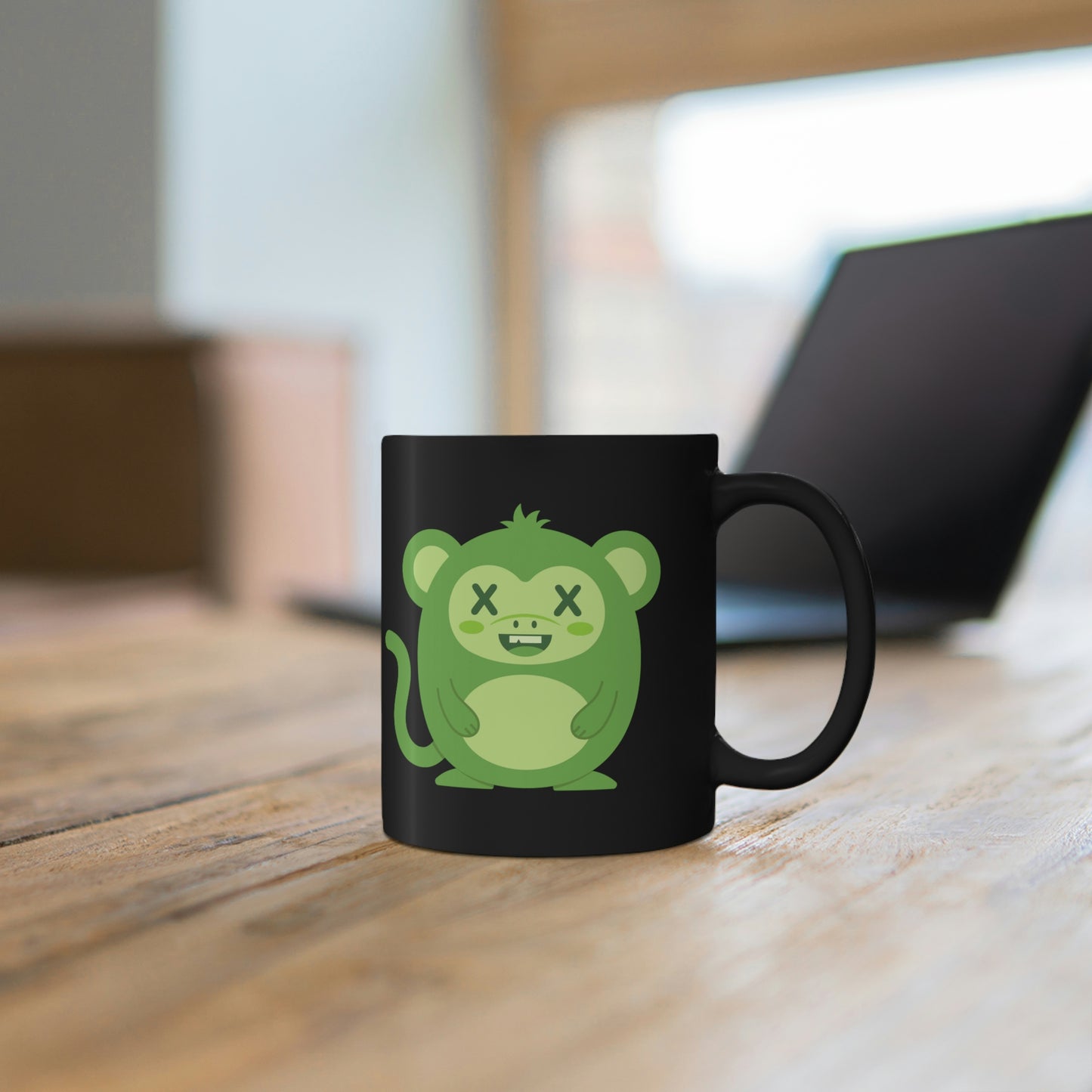 DEADIMALS MONKEY COFFEE MUG - Halloween Edition