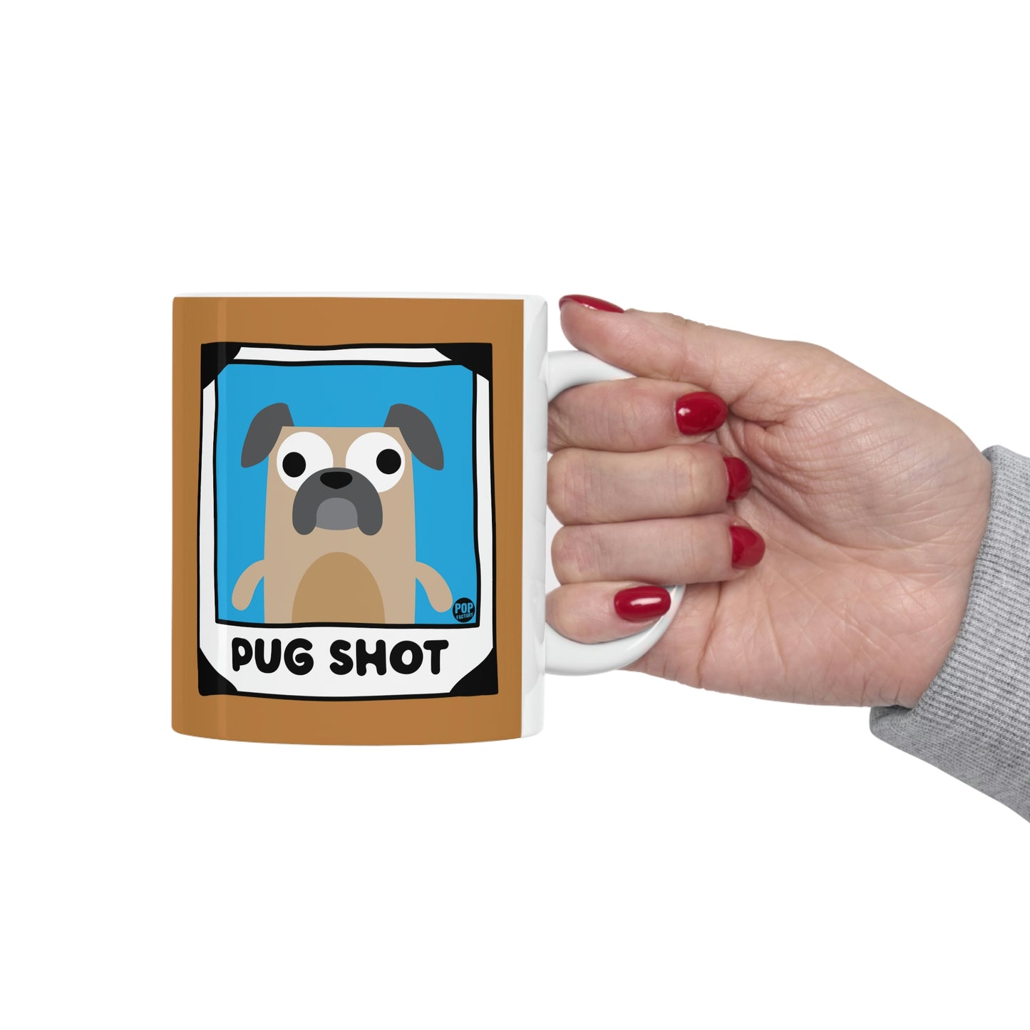 PUG SHOT PUG COFFEE MUG