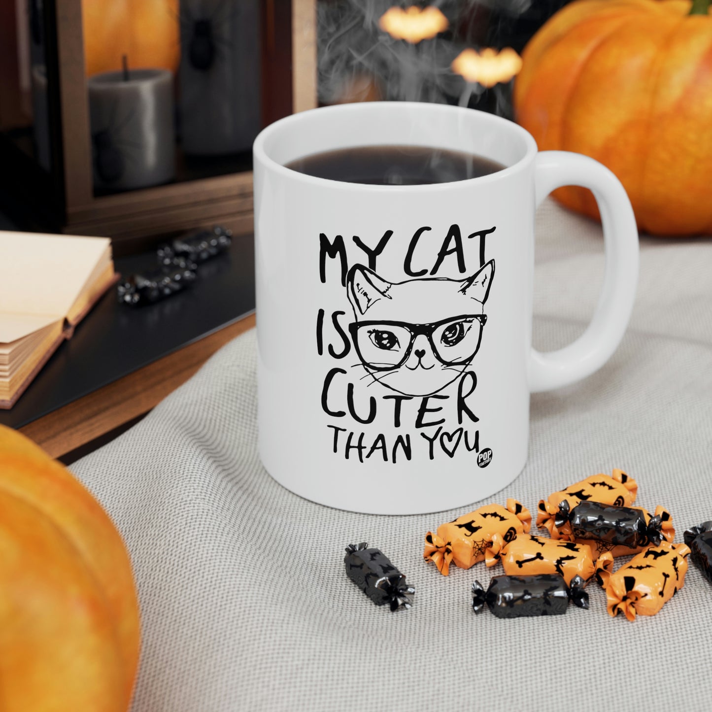 My Cat Is Cuter Than You Mug – Funny “My Cat Is Cuter Than You” Coffee Cup by Pop Factory® | Gift for Cat Parents & Humor Fans
