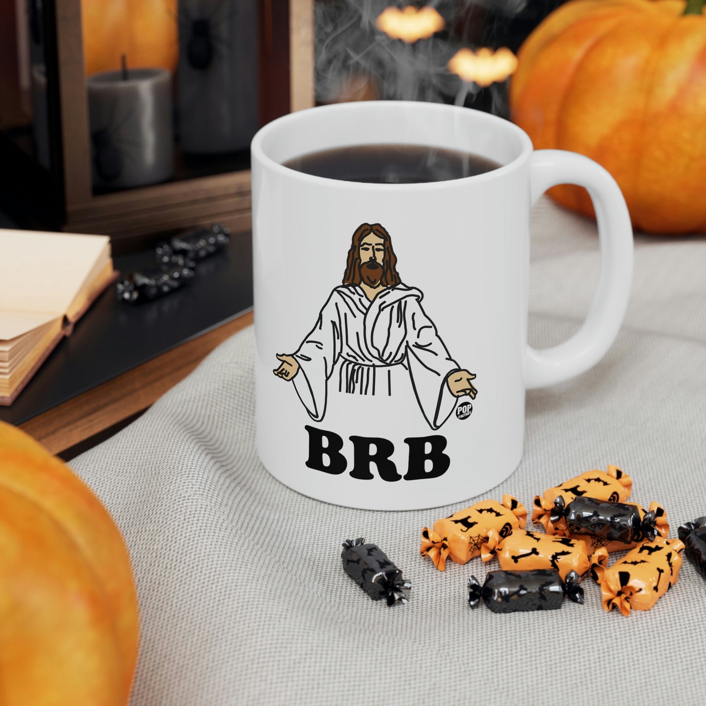 BRB JESUS COFFEE MUG