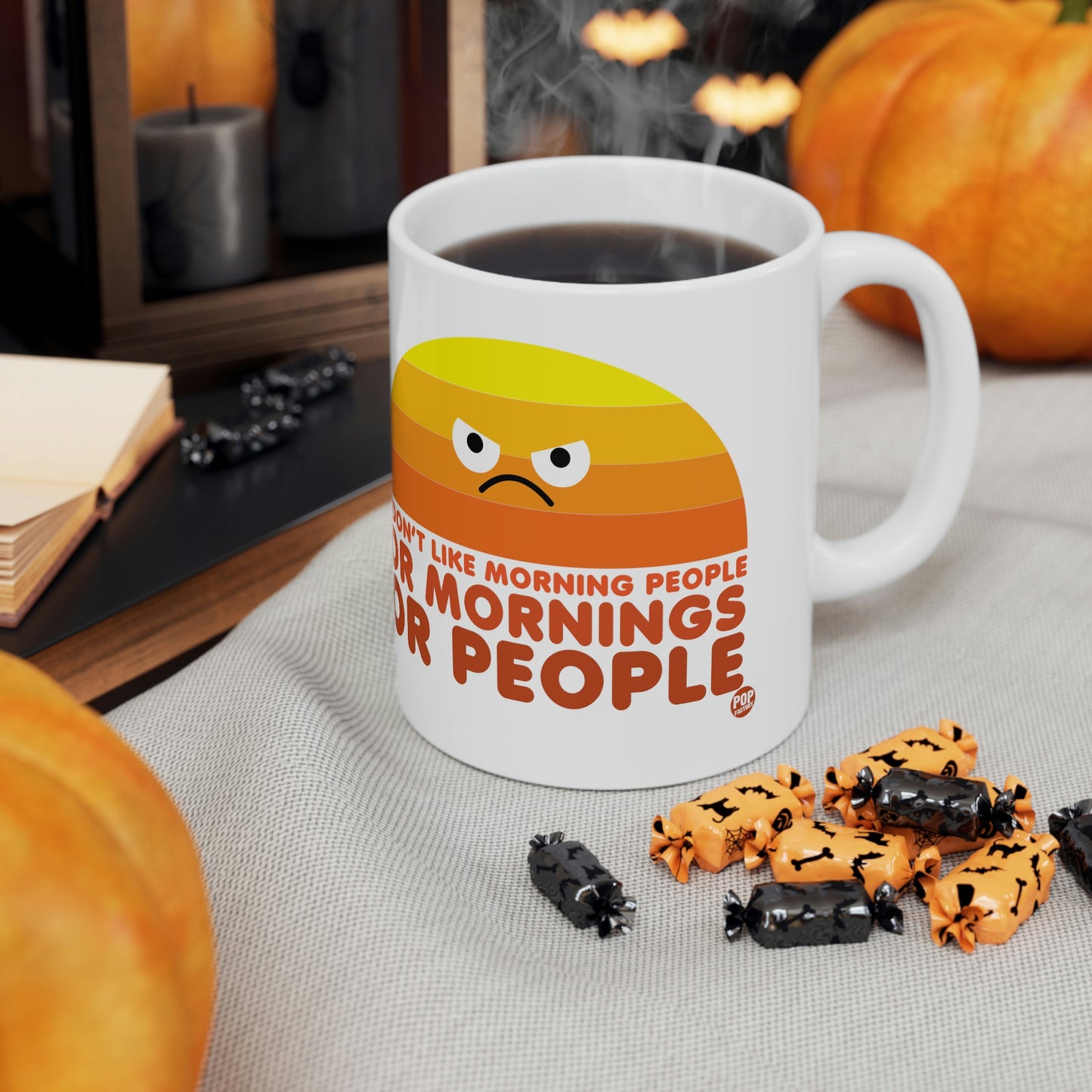 I DON'T LIKE MORNING PEOPLE COFFEE MUG