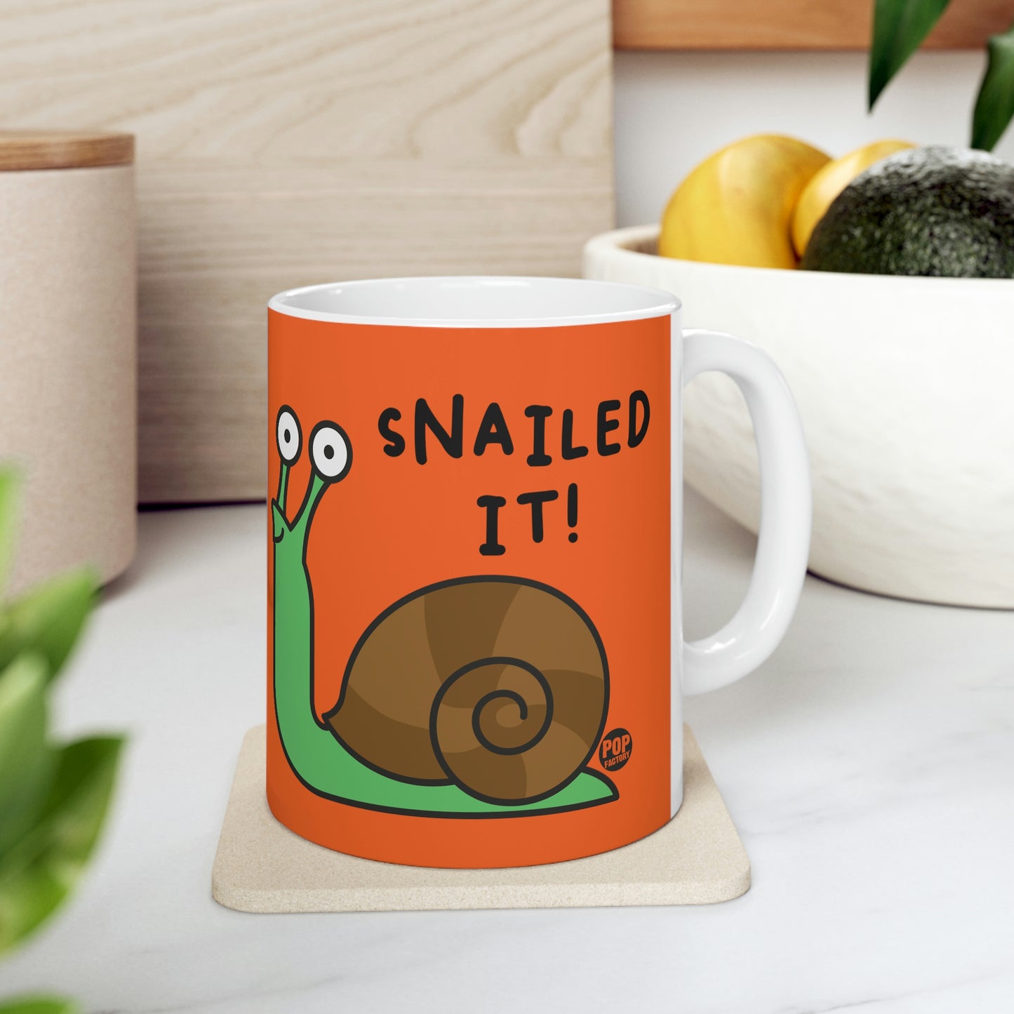 Snailed It Snail Mug