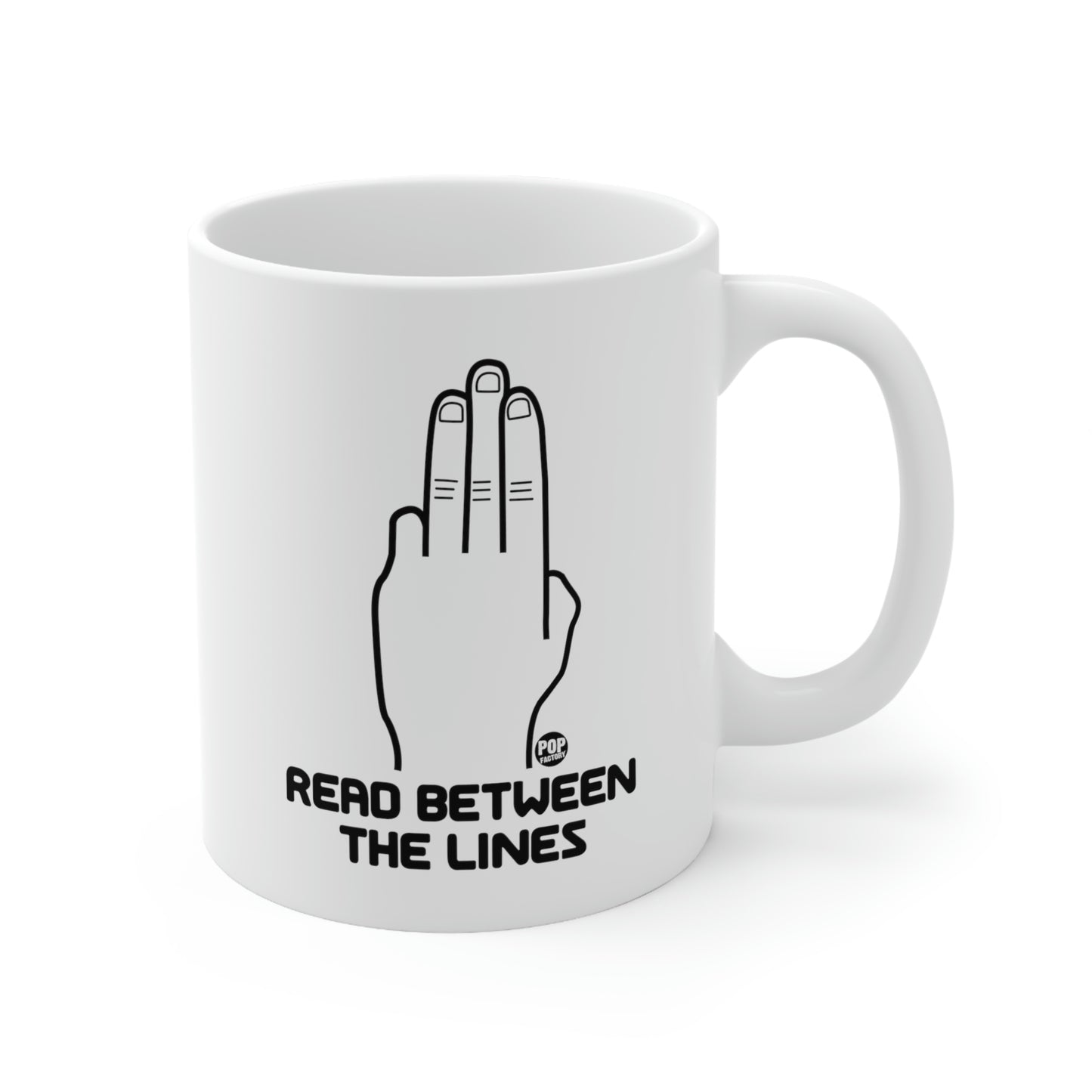 Read Between The Lines Mug