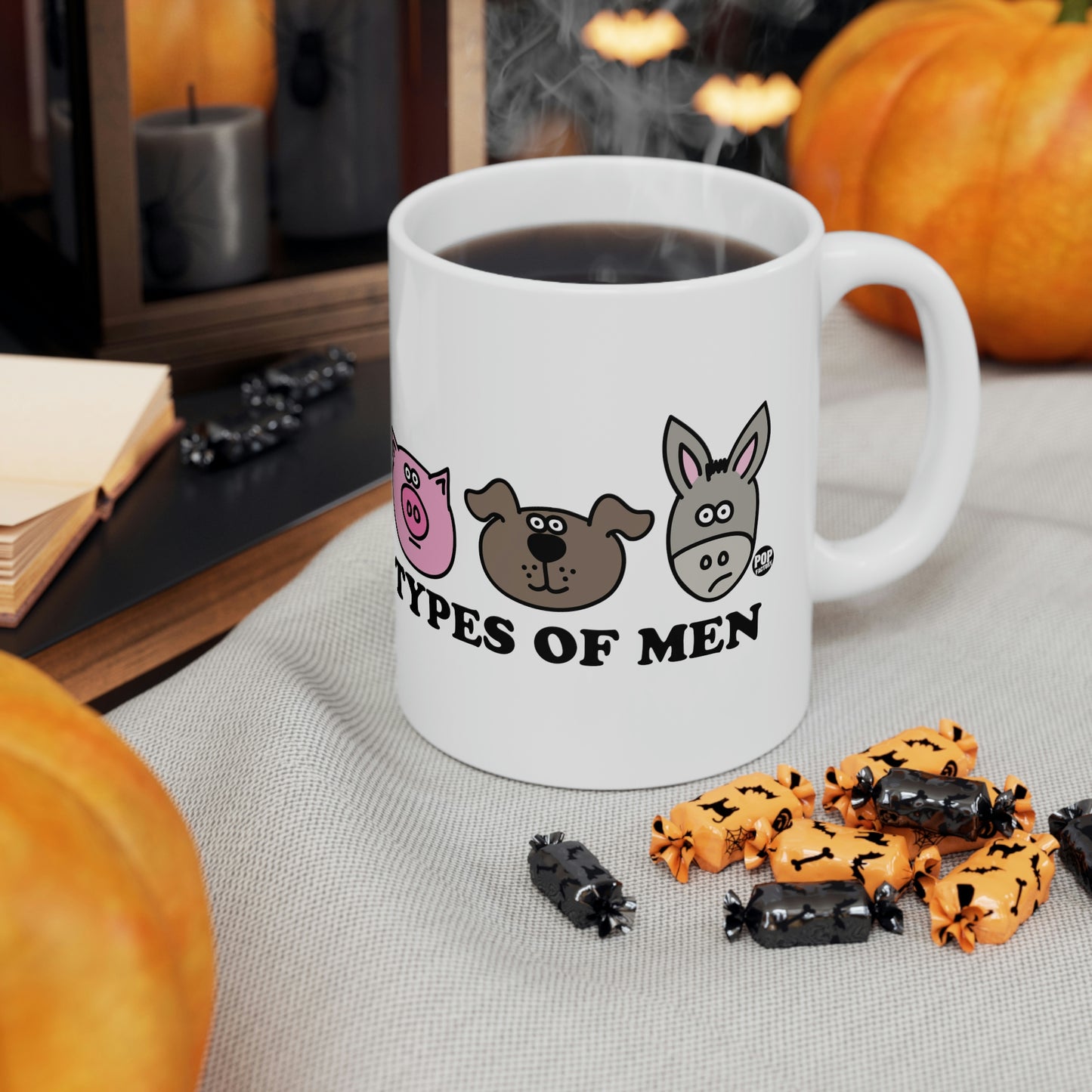 TYPES OF MEN PIG, DOG, ASS COFFEE MUG