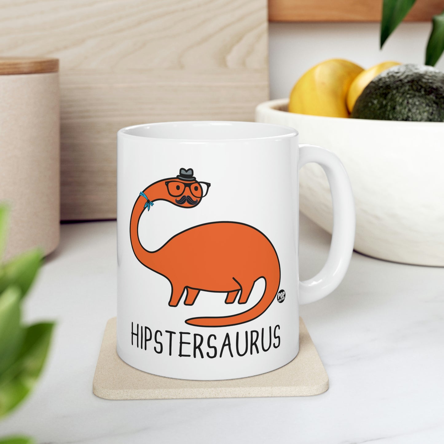 HIPSTERSAURUS COFFEE MUG