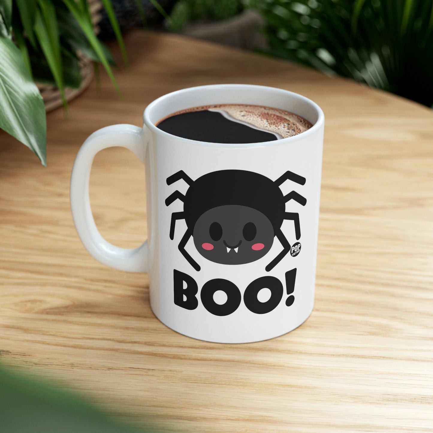 BOO SPIDER COFFEE MUG