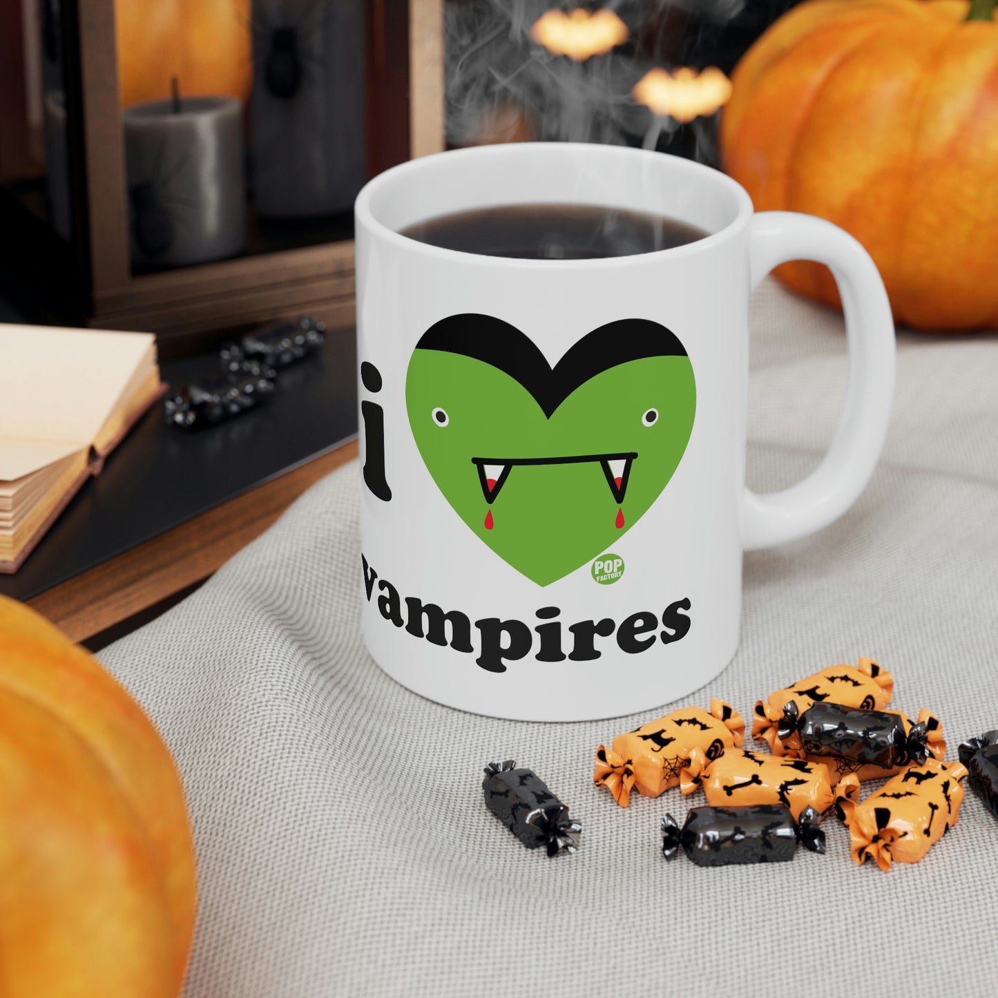 I LOVE VAMPIRES COFFEE MUG