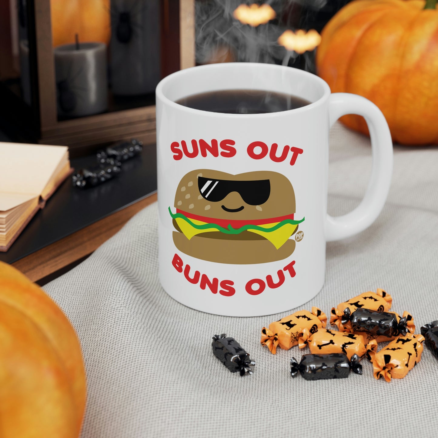 Suns Out Buns Out Burger Mug