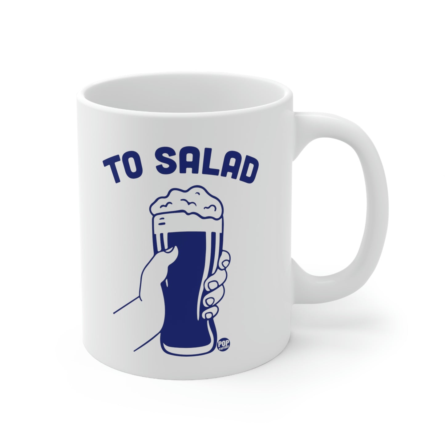 To Salad Beer Toast Mug