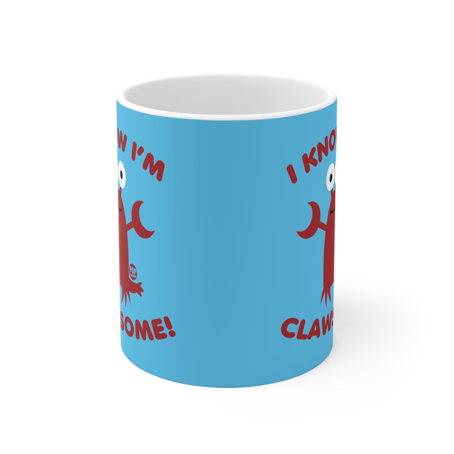 I KNOW I'M CLAWSOME!  LOBSTER COFFEE MUG