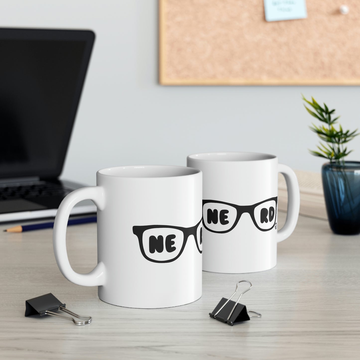 NERD GLASSES COFFEE MUG