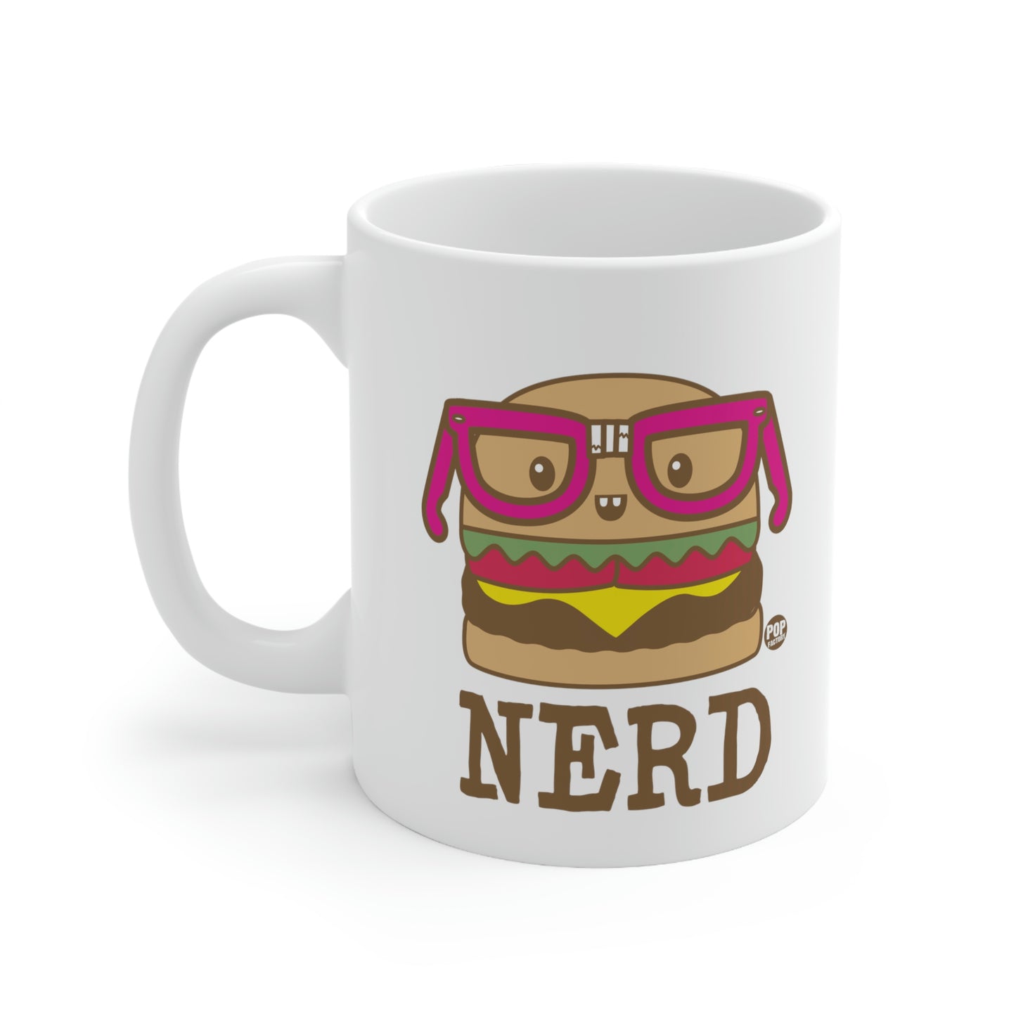 NERD BURGER COFFEE MUG