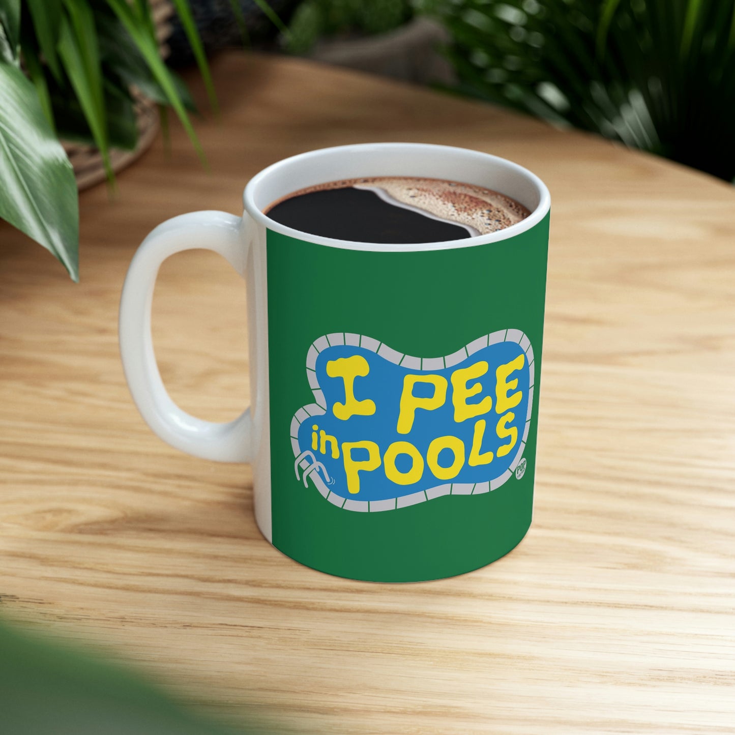 I PEE IN POOLS COFFEE MUG