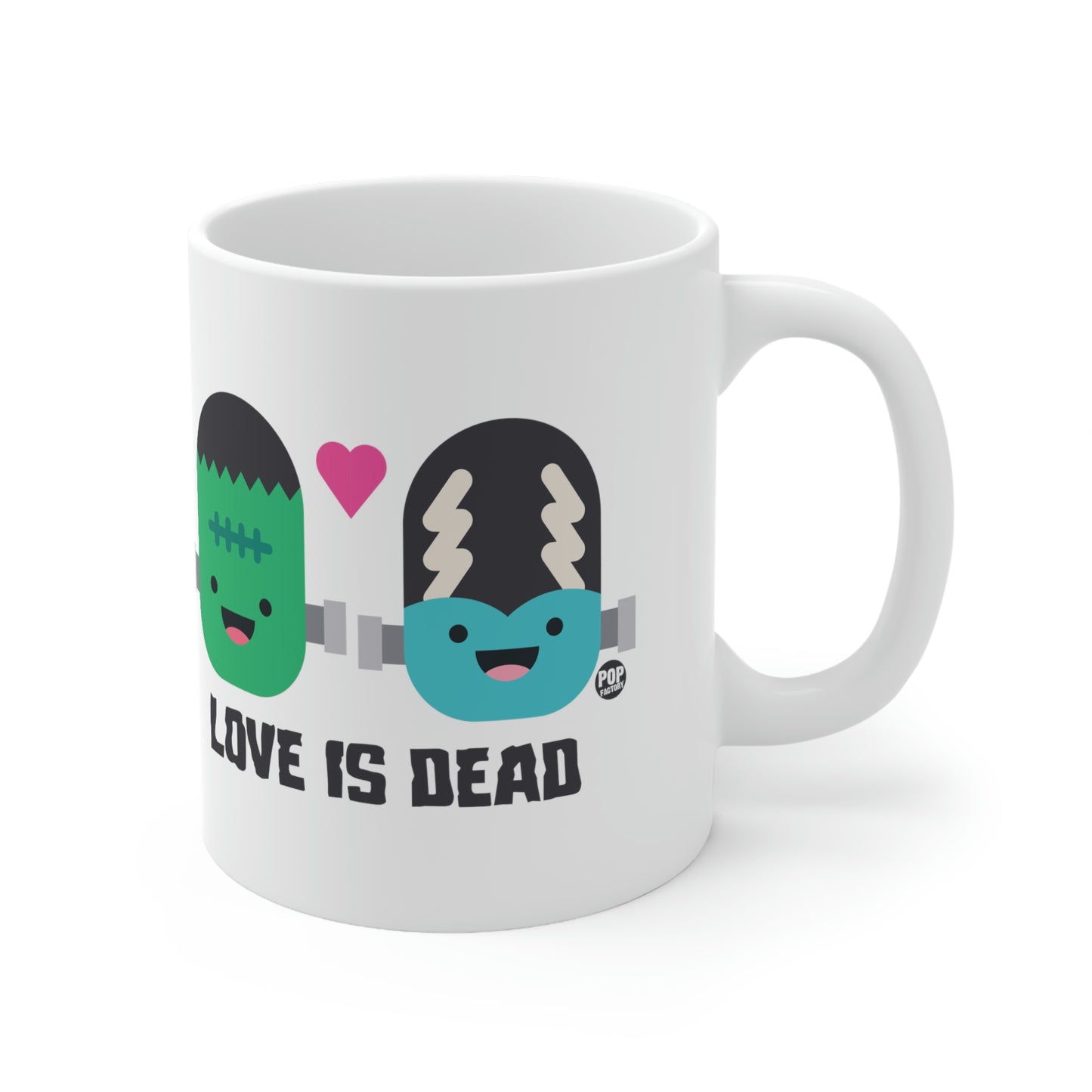 Love Is Dead Frankenstein Coffee Mug