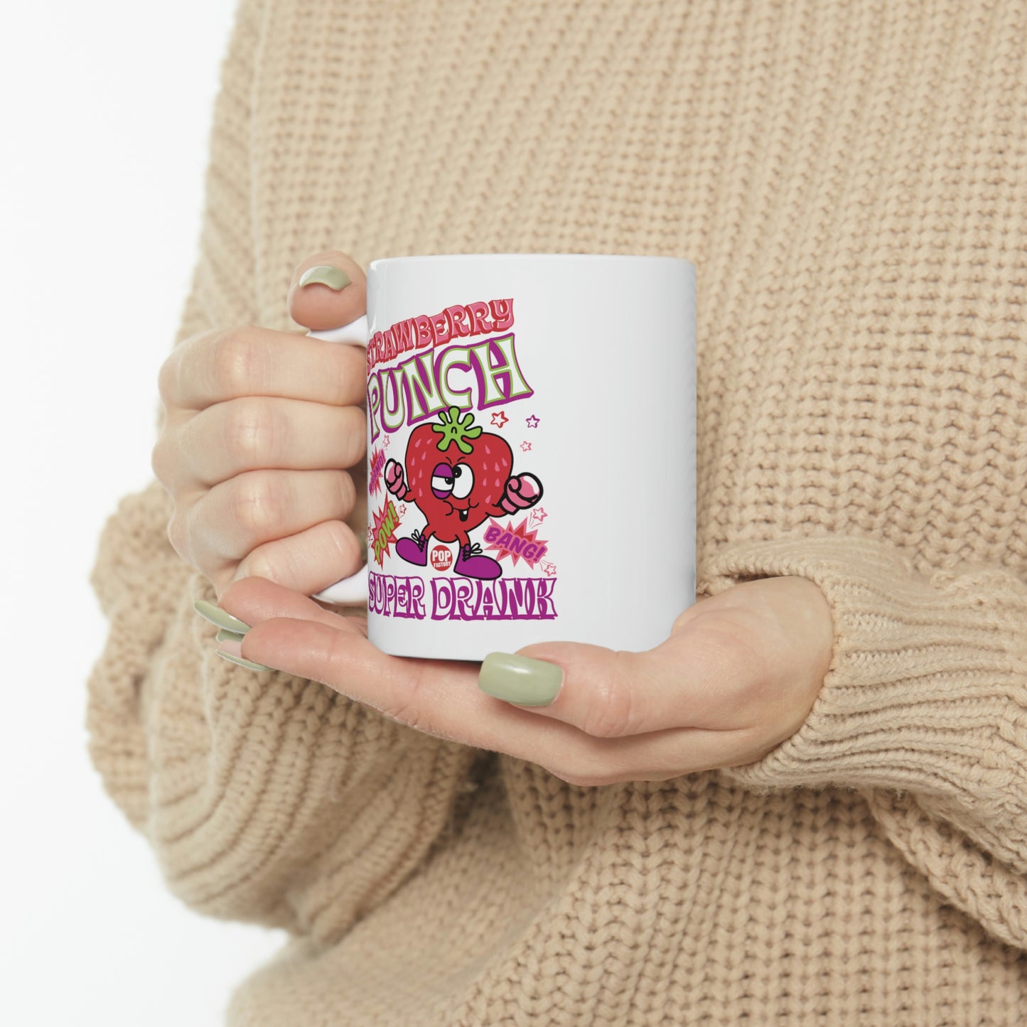 FUNSHINE-STRAWBERRY PUNCH SUPER DRANK COFFEE MUG