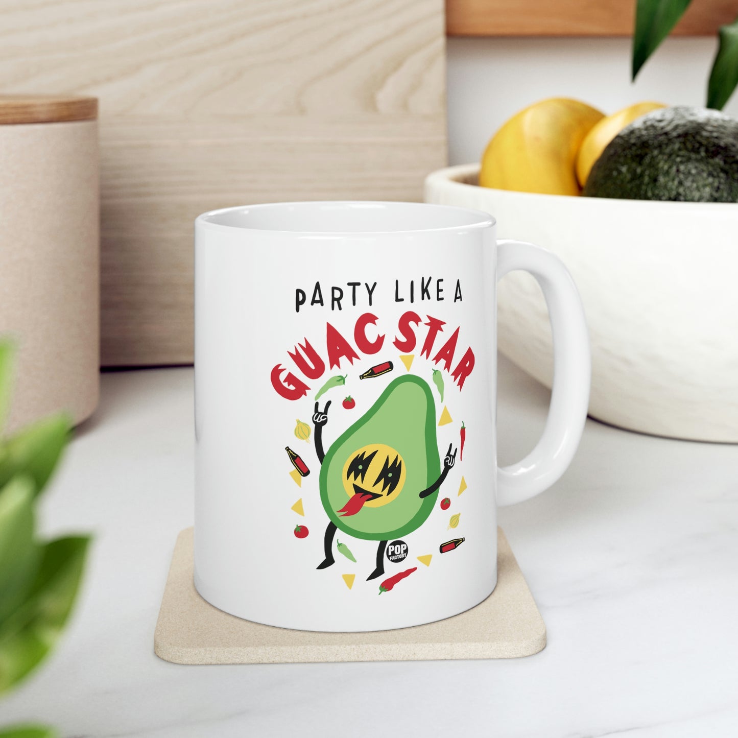 PARTY LIKE A GUAC STAR COFFEE MUG