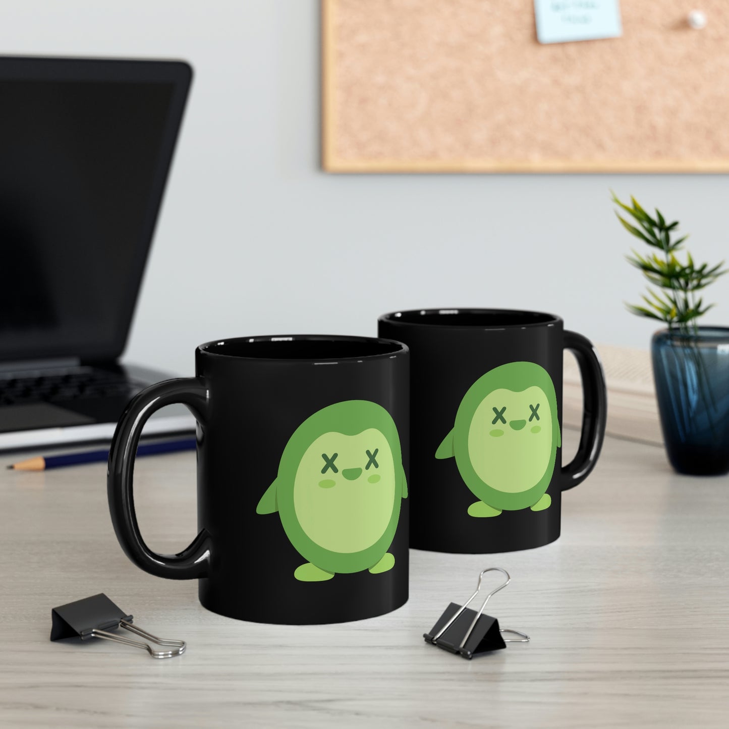 DEADIMALS PENGUIN COFFEE MUG