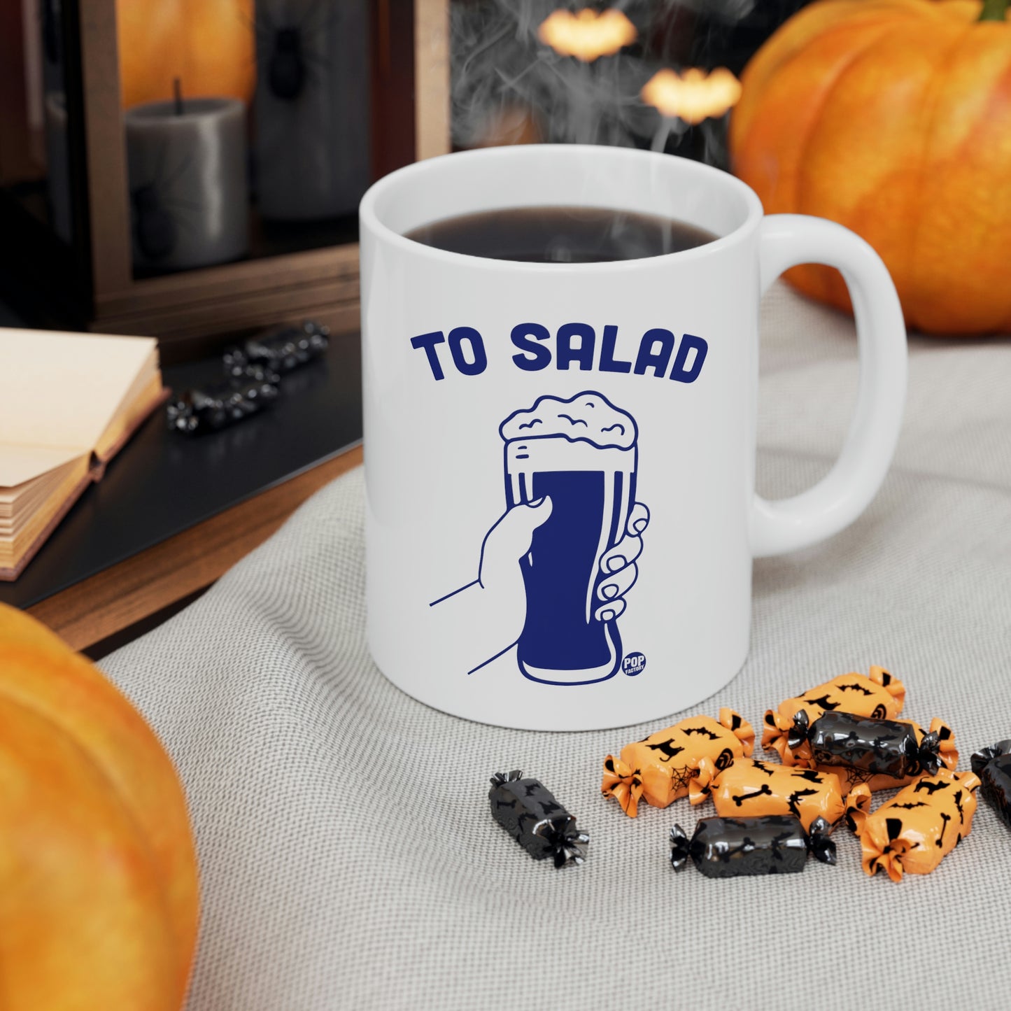 To Salad Beer Toast Mug