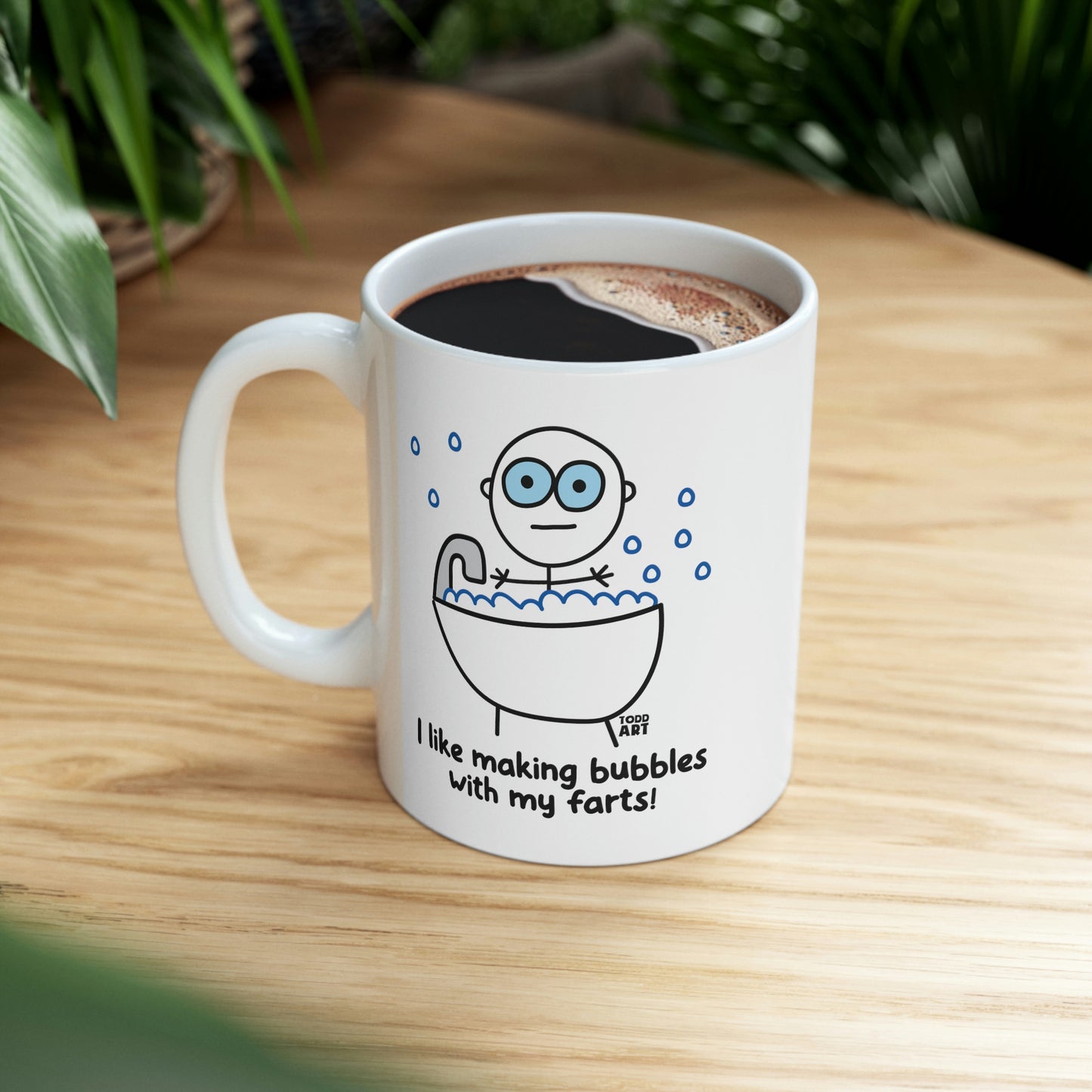 Stickboy Fart Bubbles Mug