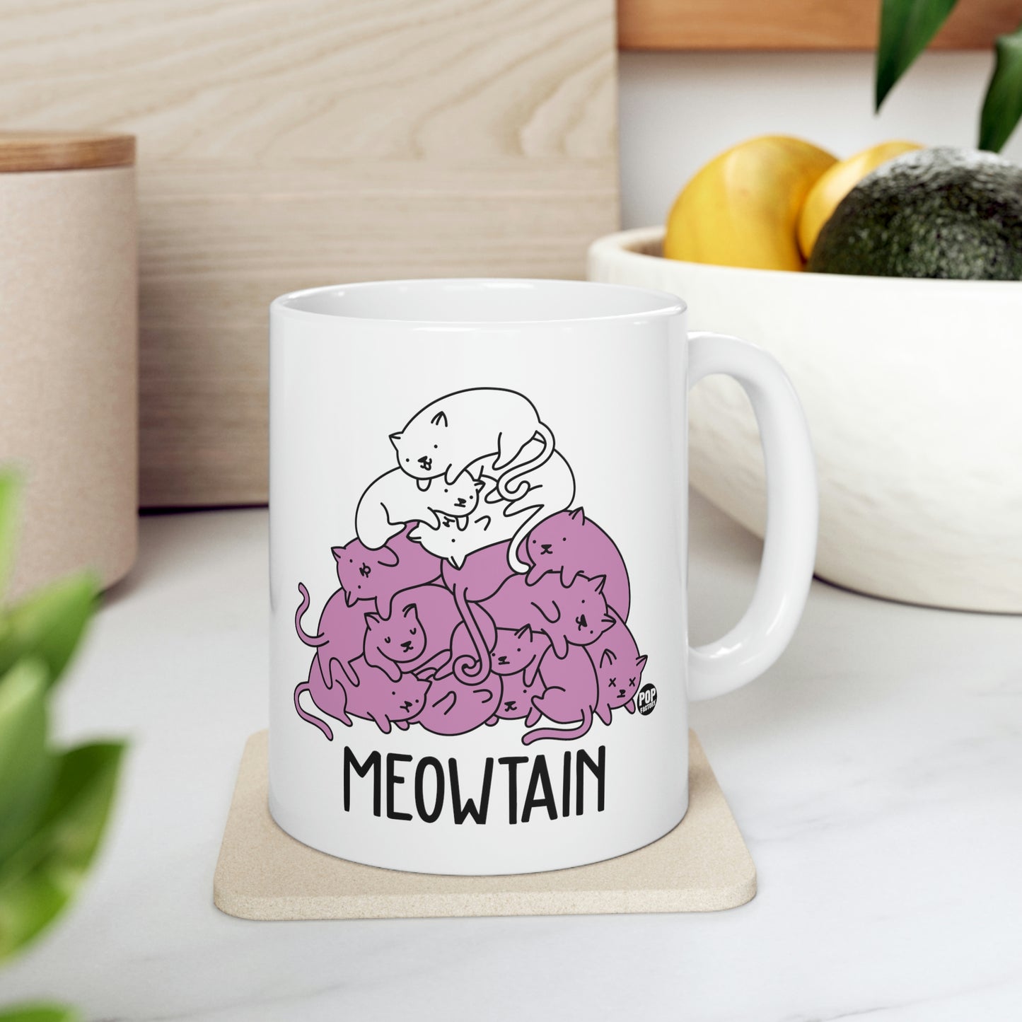 MEOWTAIN COFFEE MUG