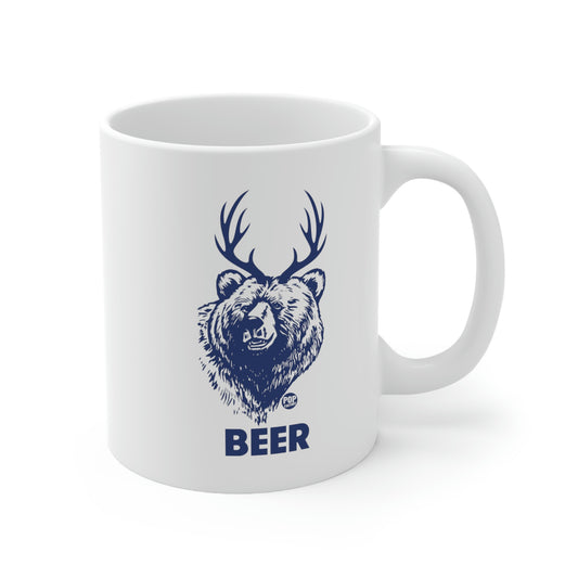 BEER BEAR FACE COFFEE MUG