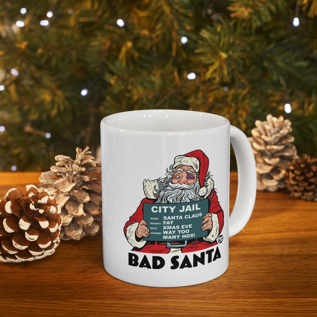 BAD SANTA COFFEE MUG