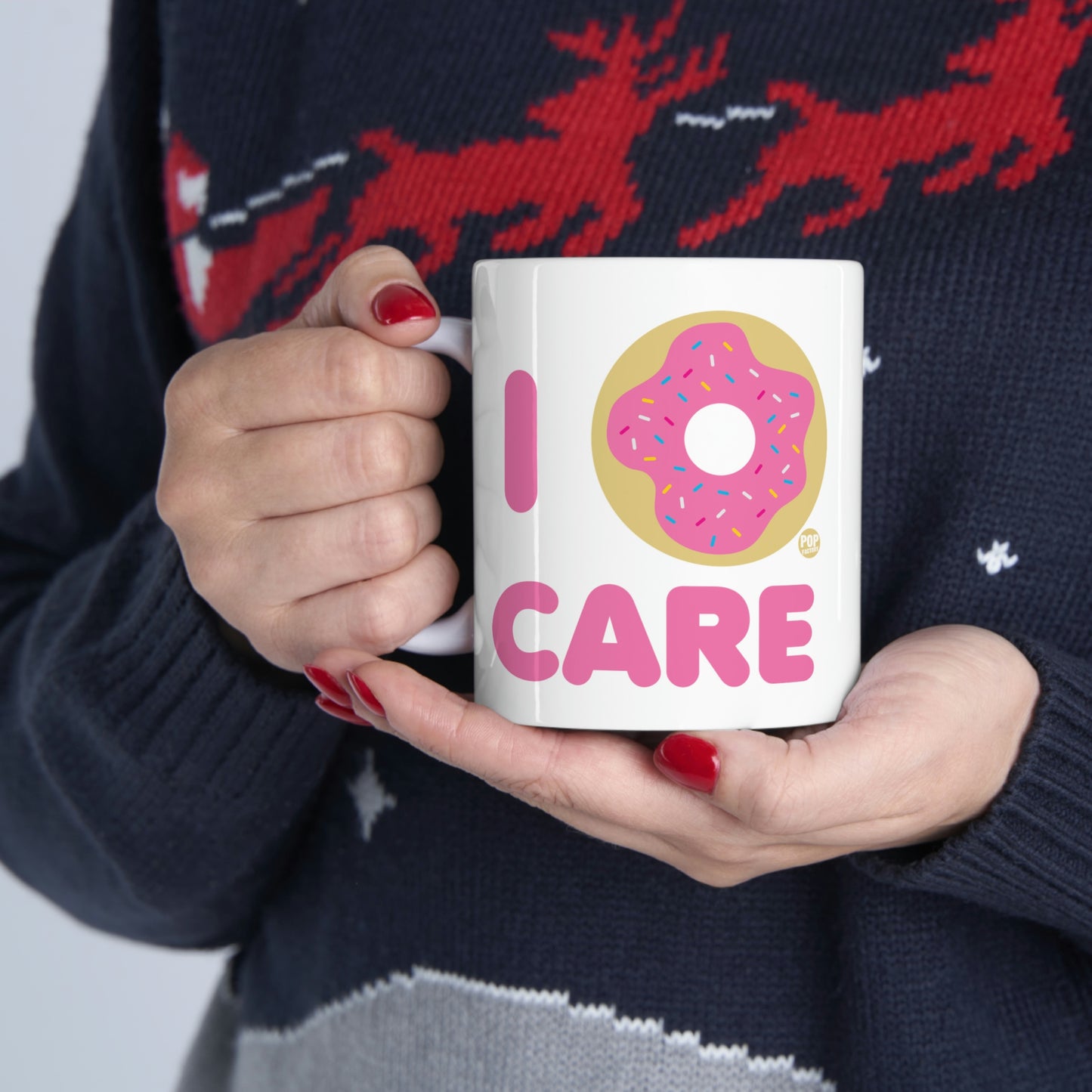 I DONUT CARE COFFEE MUG