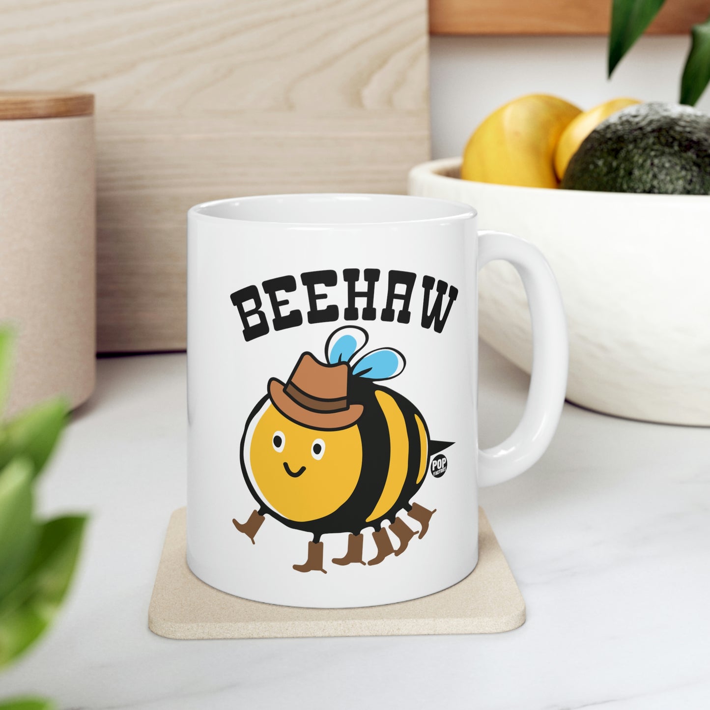 BEEHAW BEE COFFEE MUG