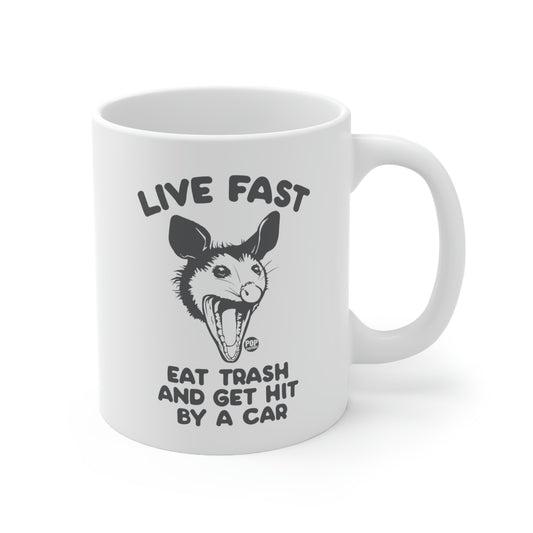 Live Fast Possum Coffee Mug