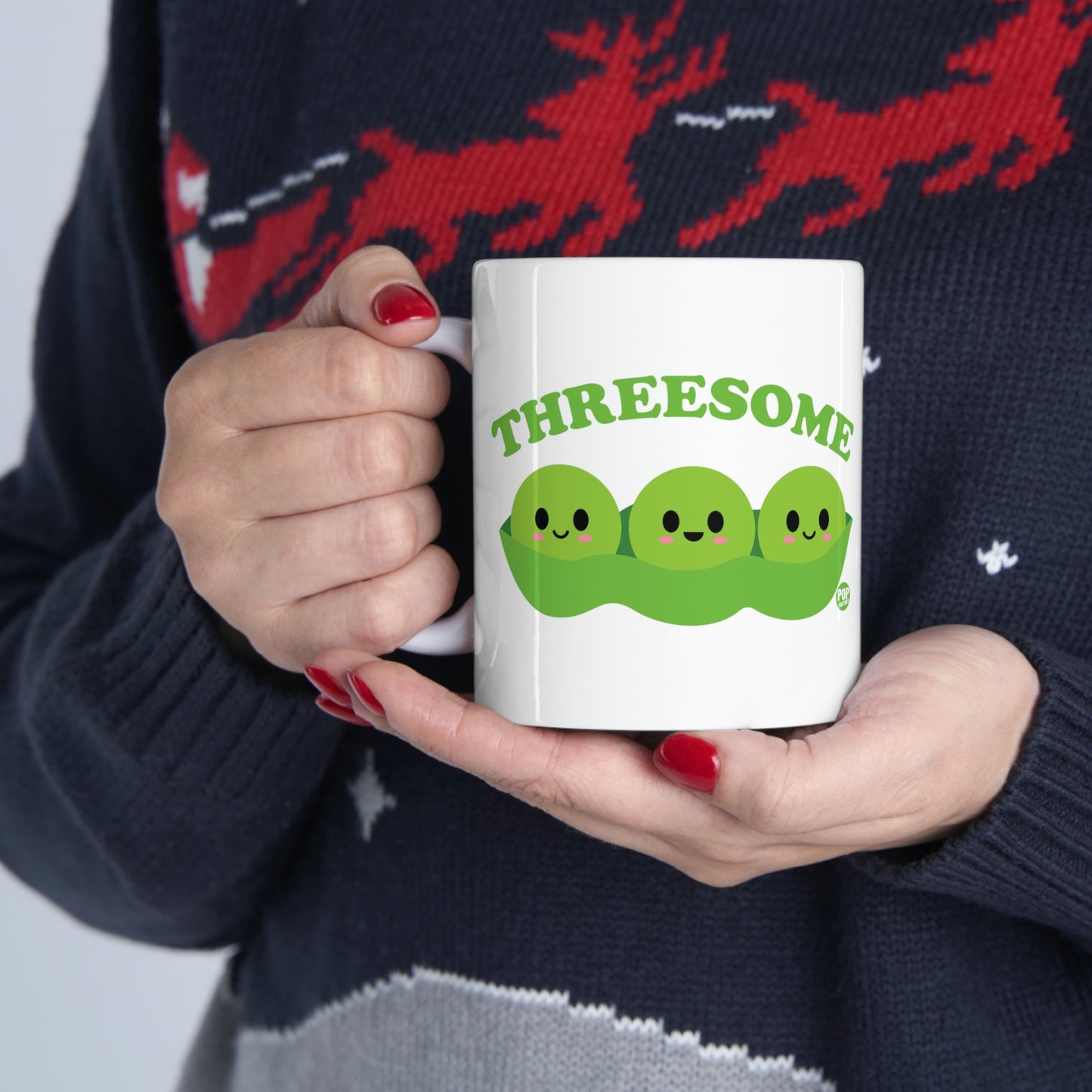 Threesome Peas Mug