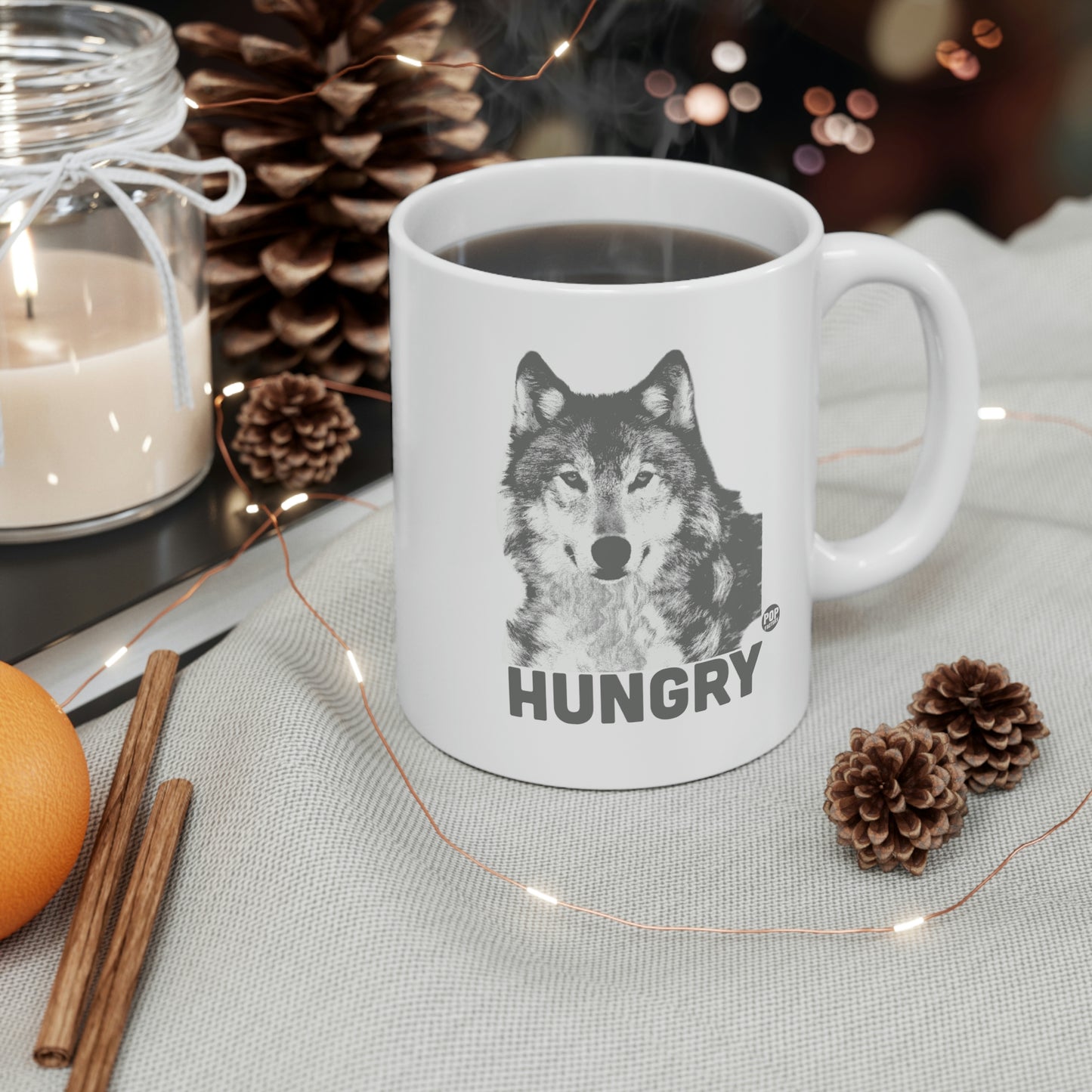 HUNGRY WOLF COFFEE MUG