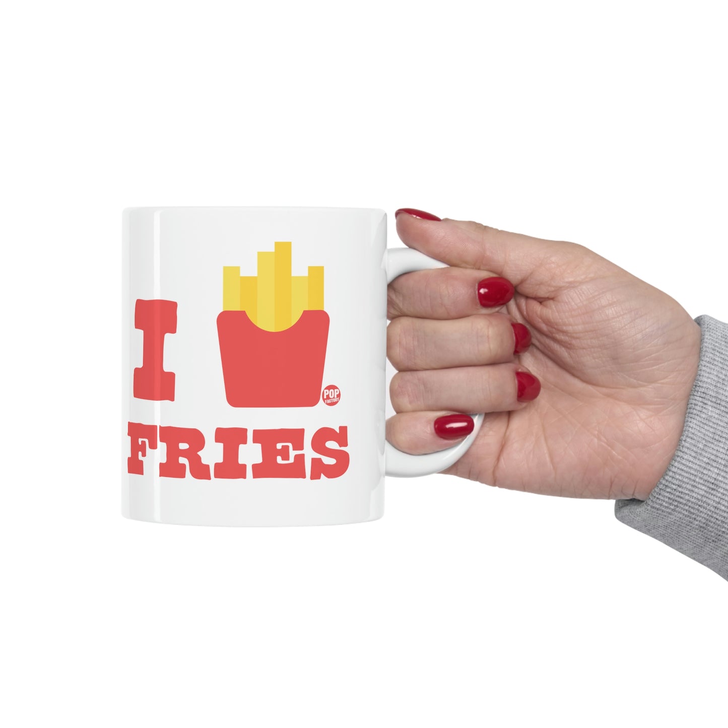 I LOVE FRIES COFFEE MUG