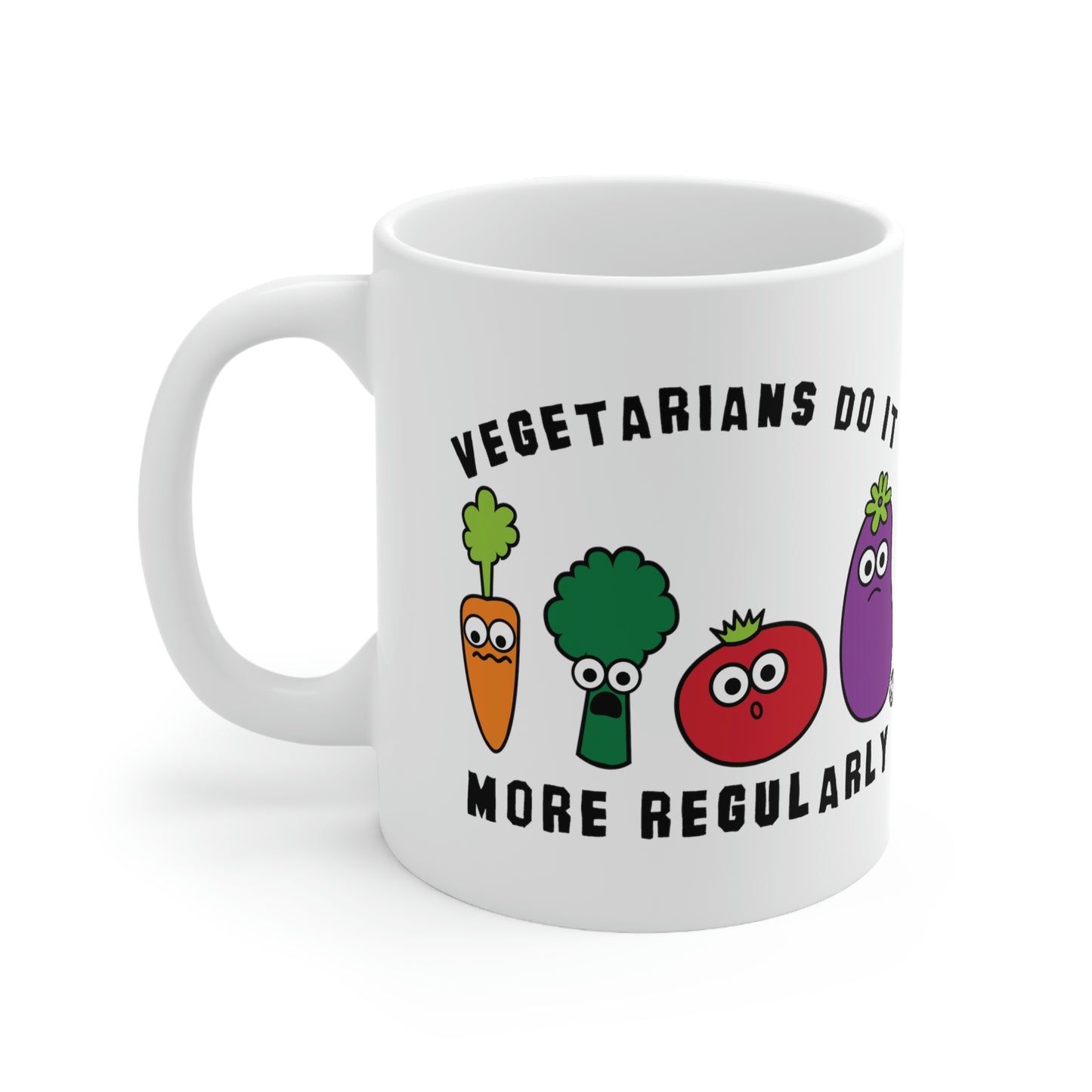 Vegetarians Do More Regular Mug