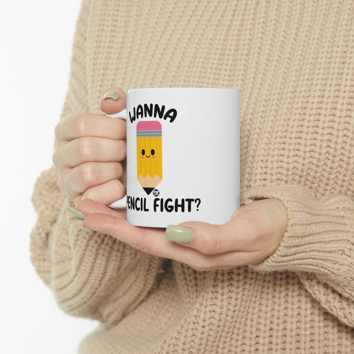 Wanna Pencil Fight Mug