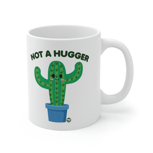 NOT A HUGGER CACTUS COFFEE MUG