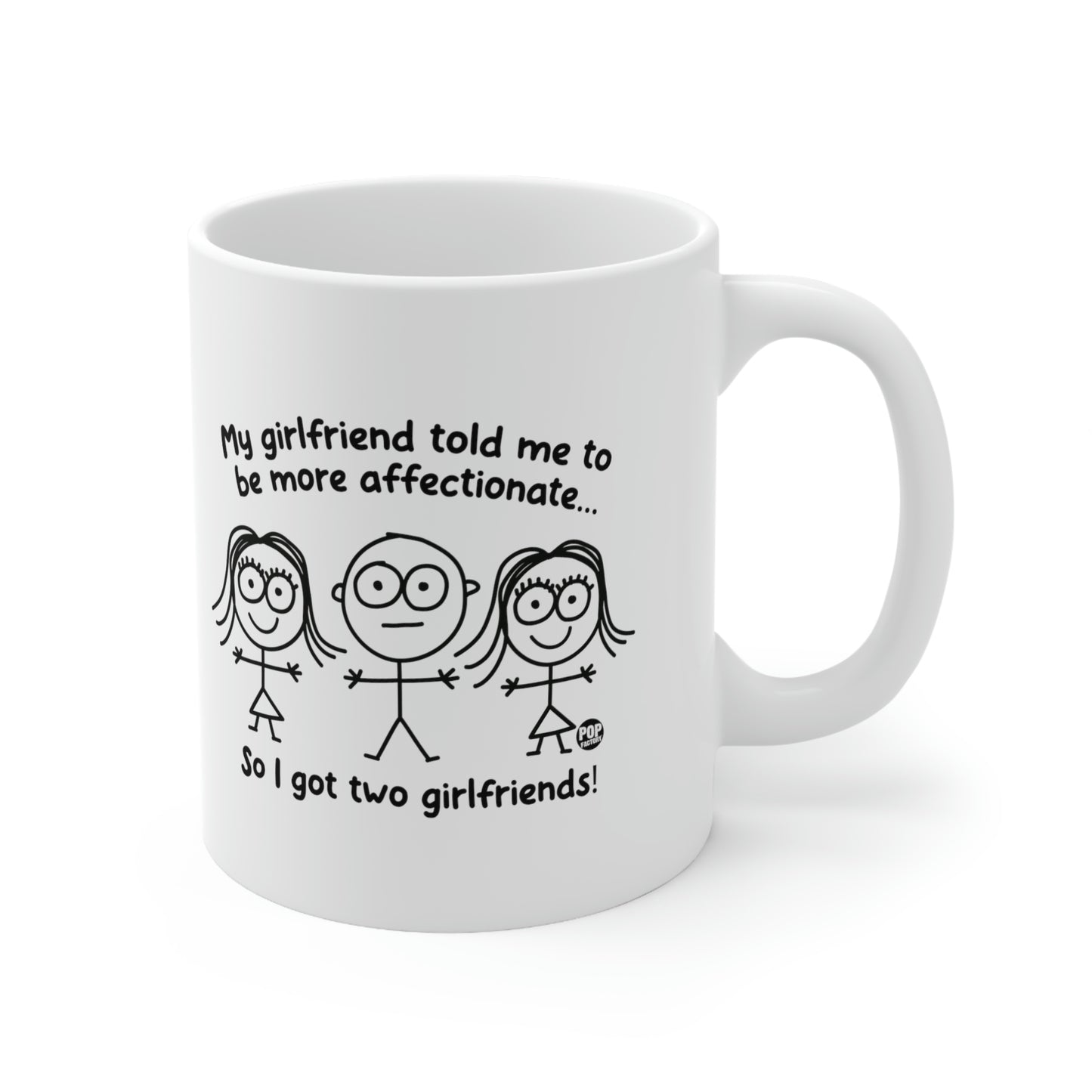 Two Girlfriends Boy Mug