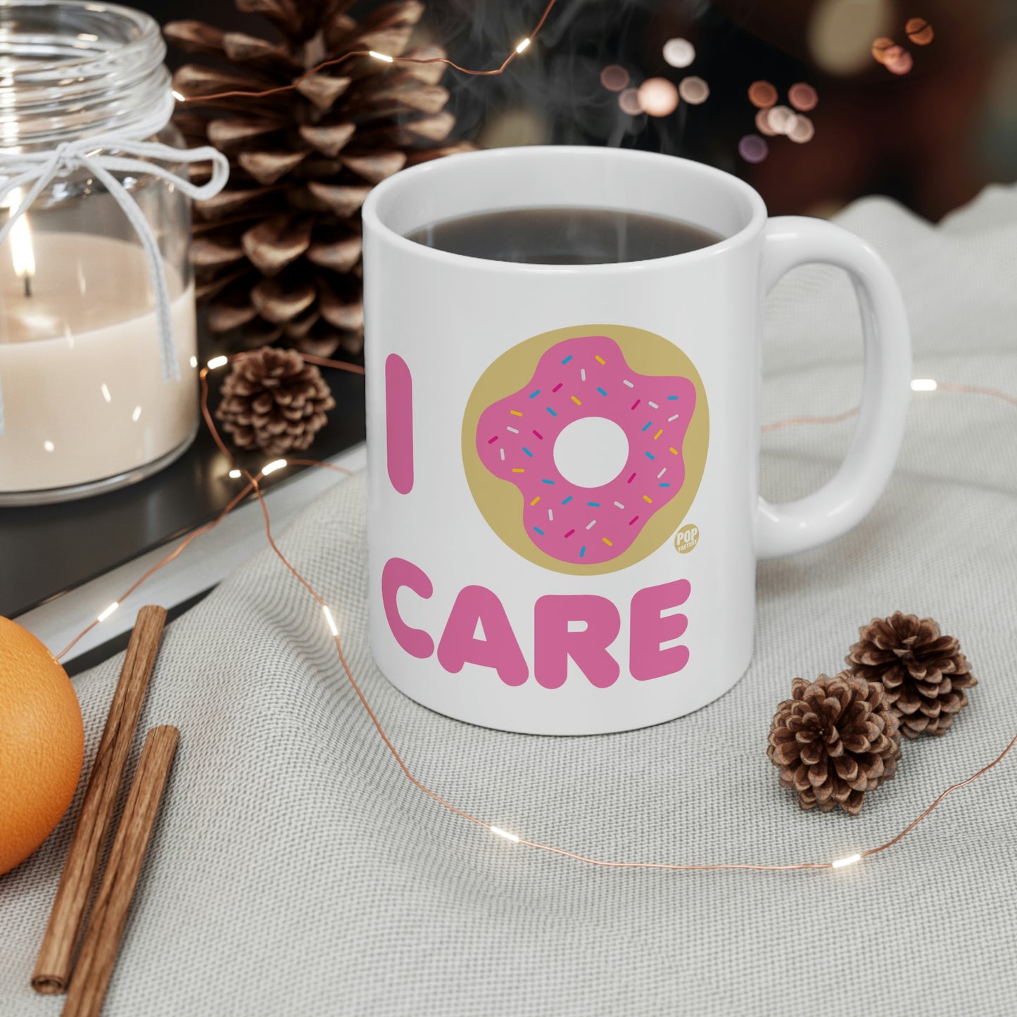 I DONUT CARE COFFEE MUG