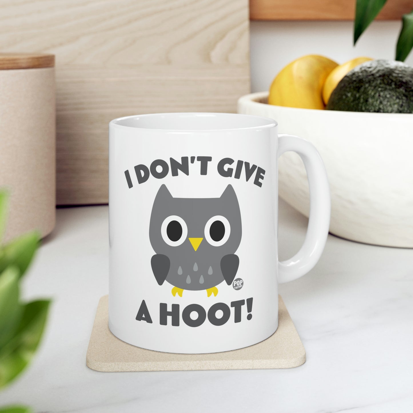 DON'T GIVE A HOOT COFFEE MUG