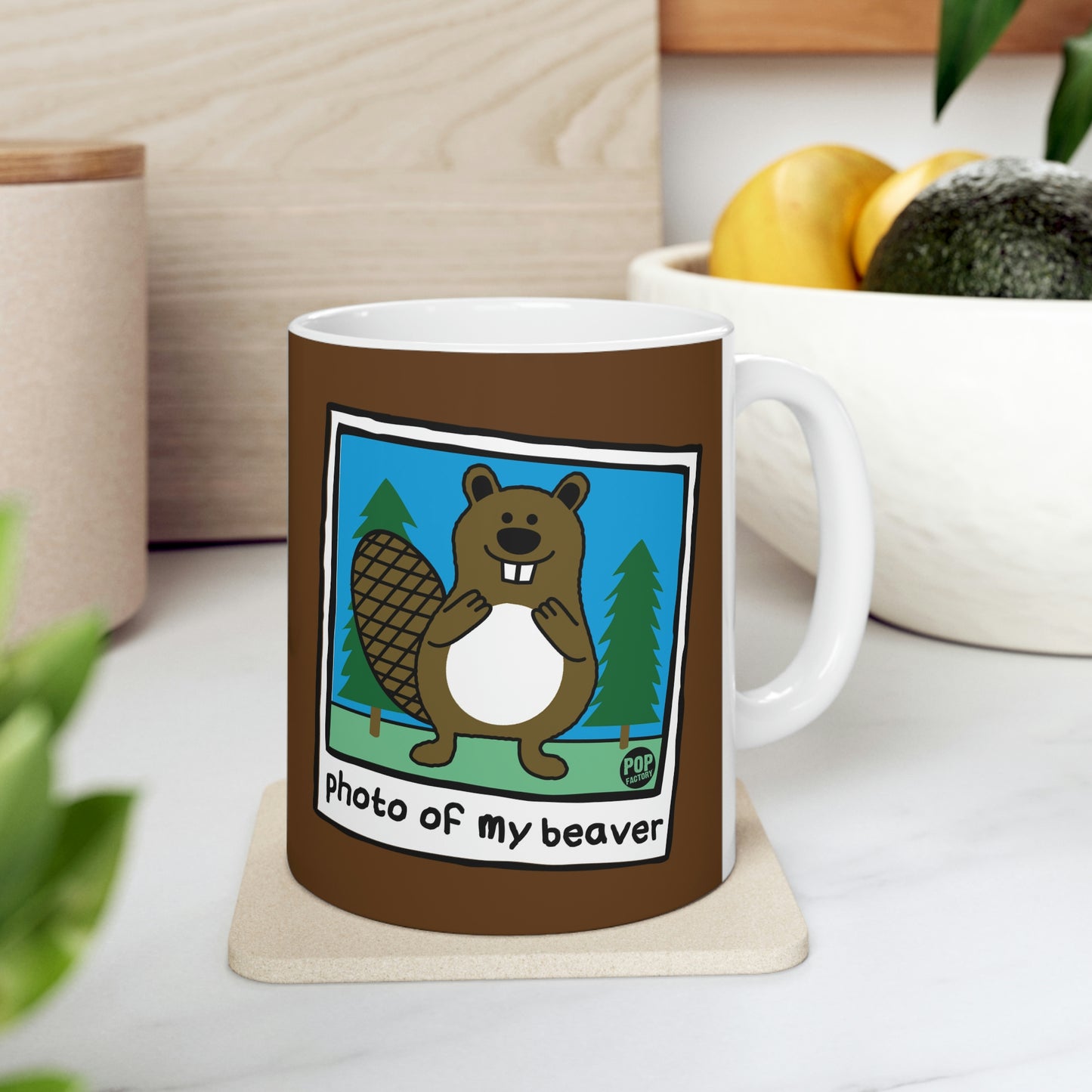 PHOTO OF MY BEAVER COFFEE MUG