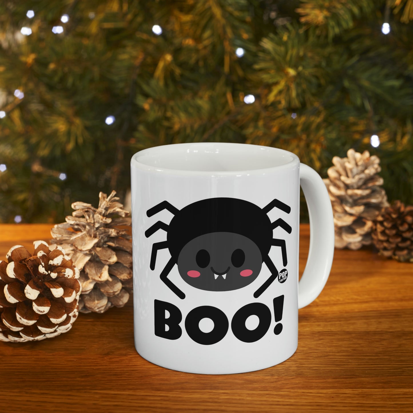 BOO SPIDER COFFEE MUG