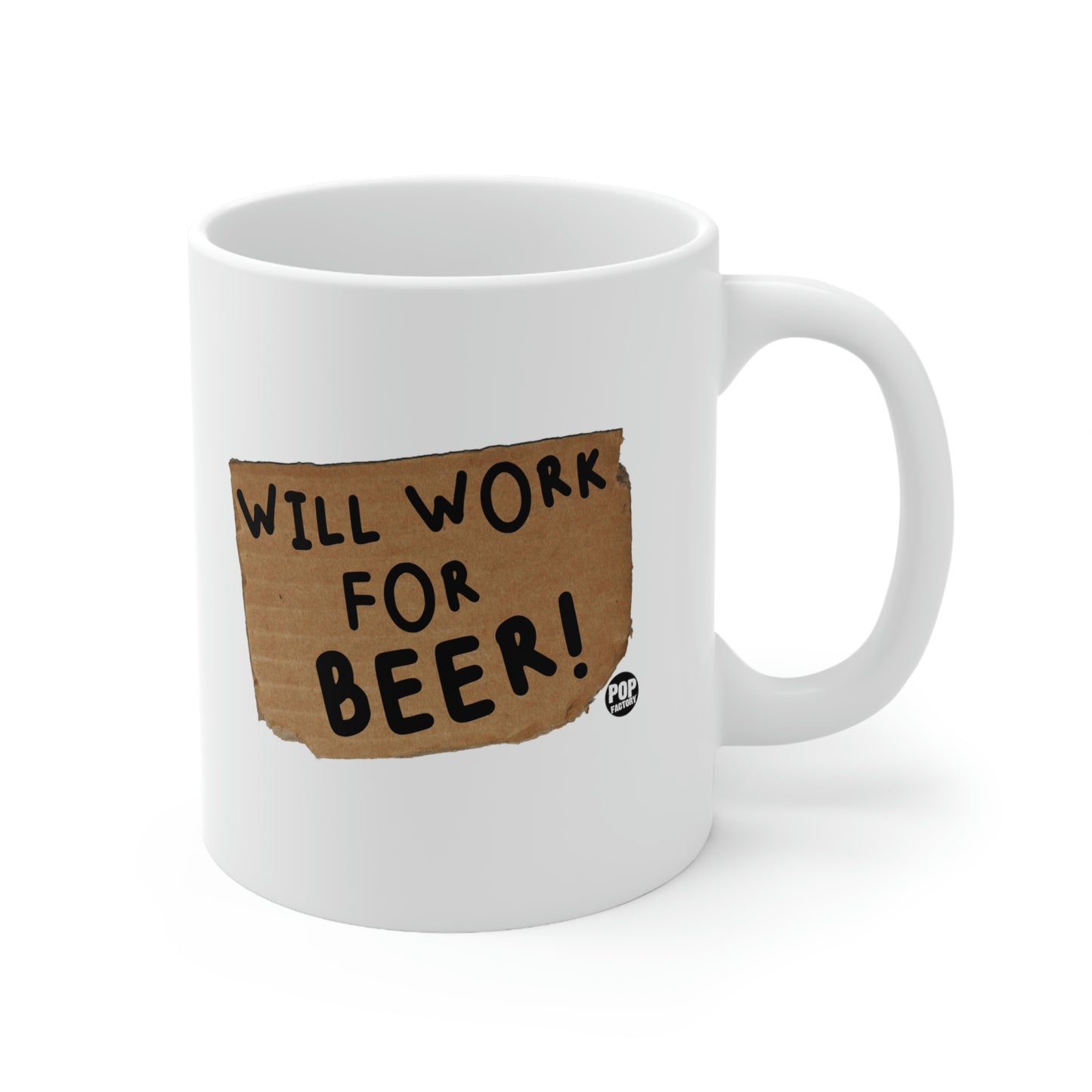 Will Work For Beer Mug