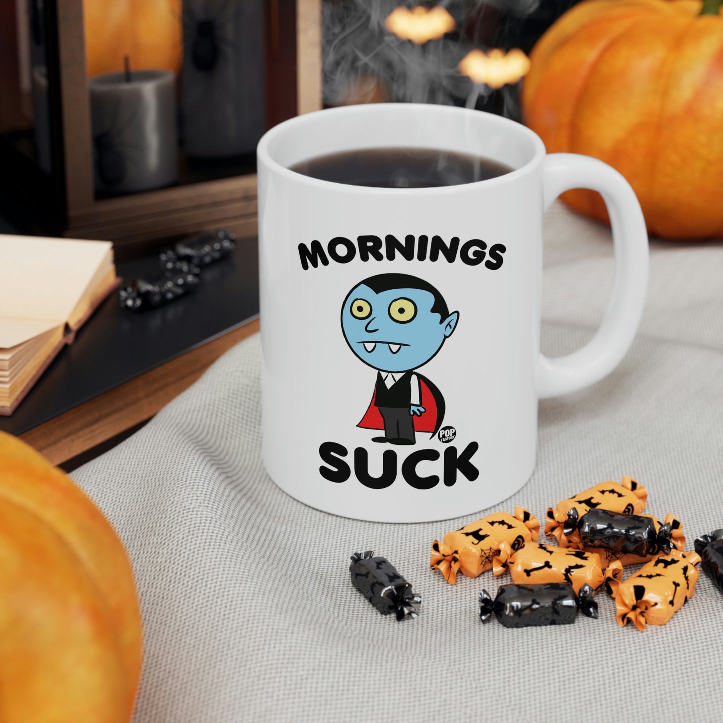 MORNING SUCK DRACULA COFFEE MUG