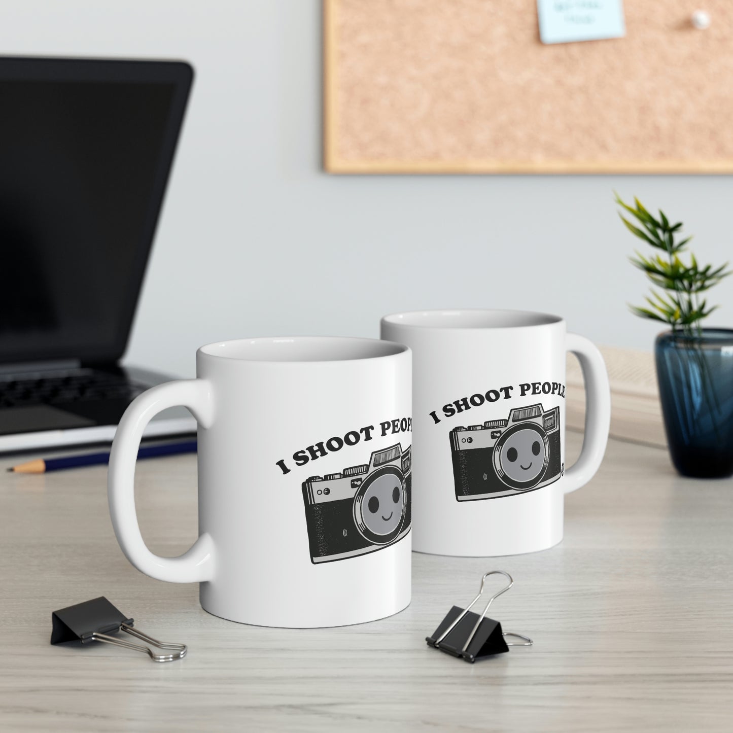 I SHOOT PEOPLE COFFEE MUG