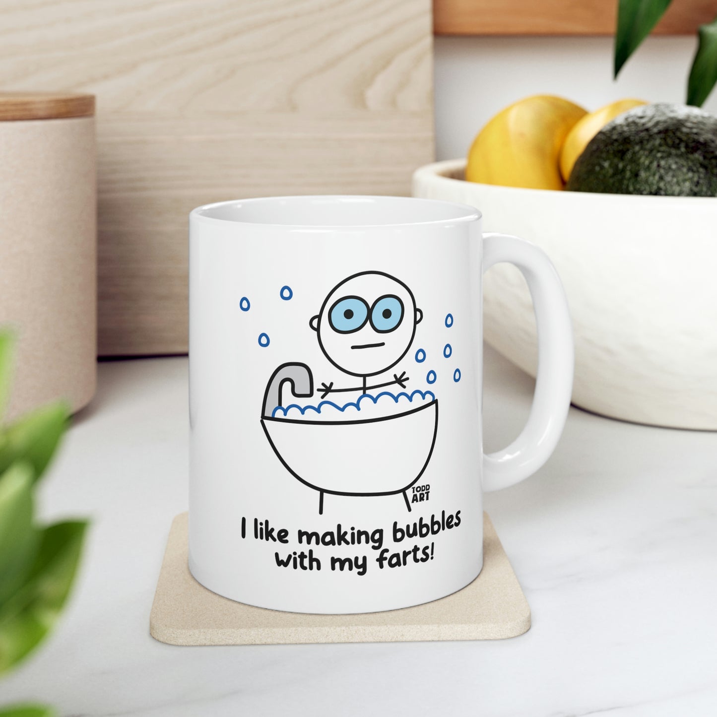 Stickboy Fart Bubbles Mug