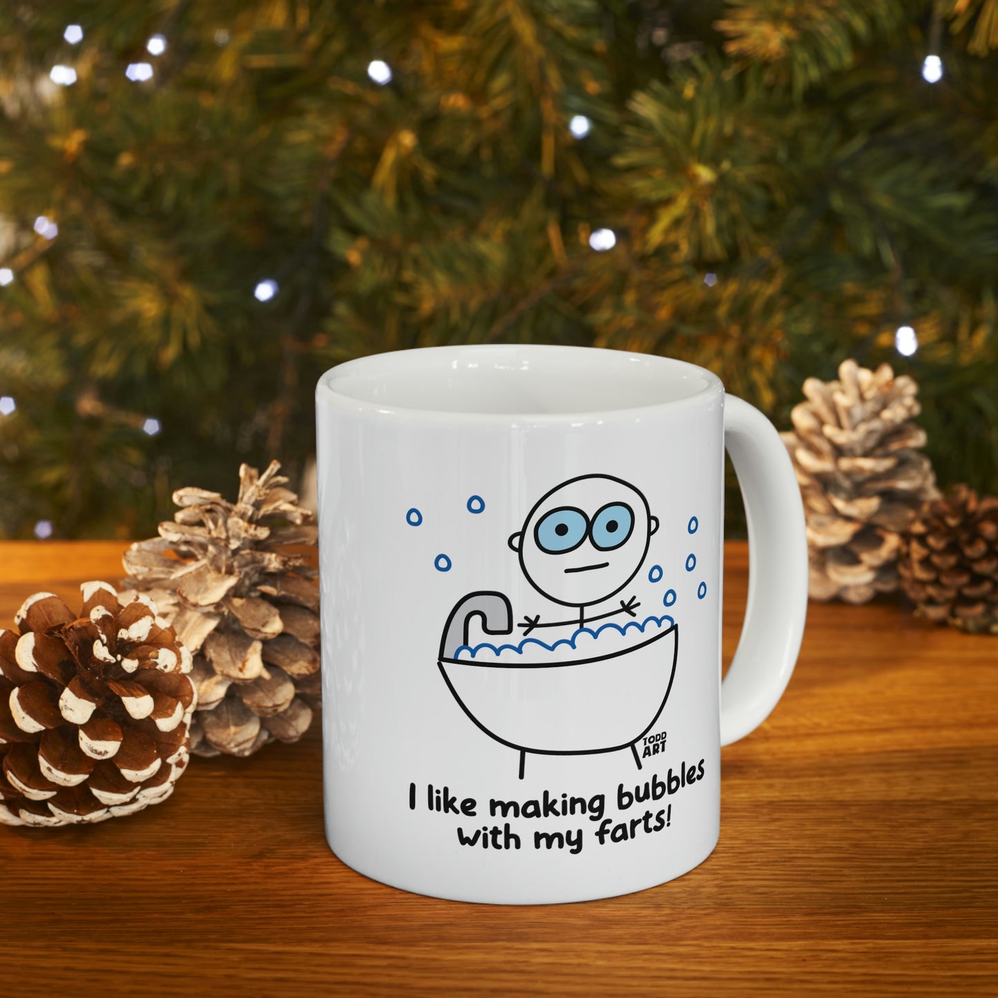 Stickboy Fart Bubbles Mug