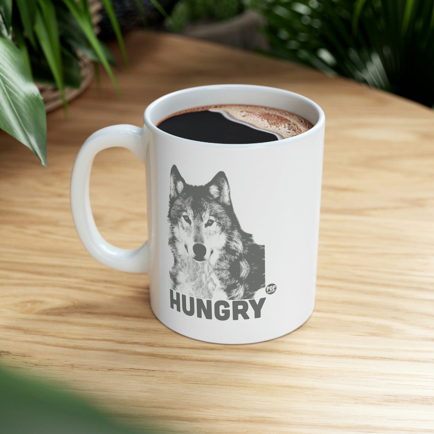 HUNGRY WOLF COFFEE MUG